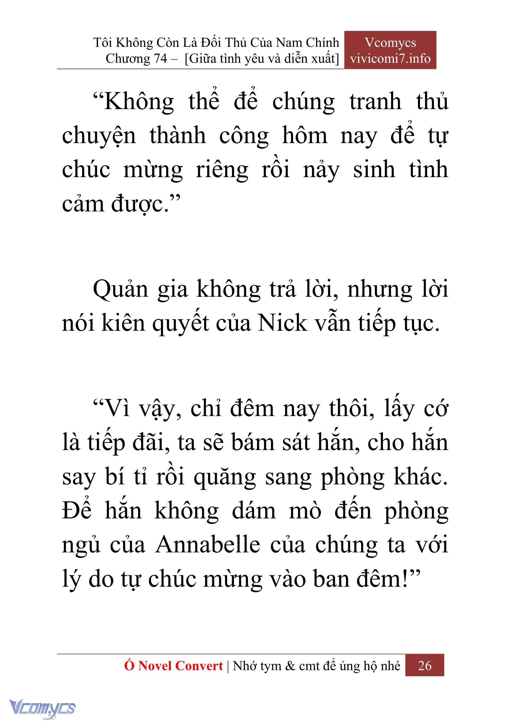 [Novel] Tôi Không Còn Là Đối Thủ Của Nam Chính Chapter  74 - 28