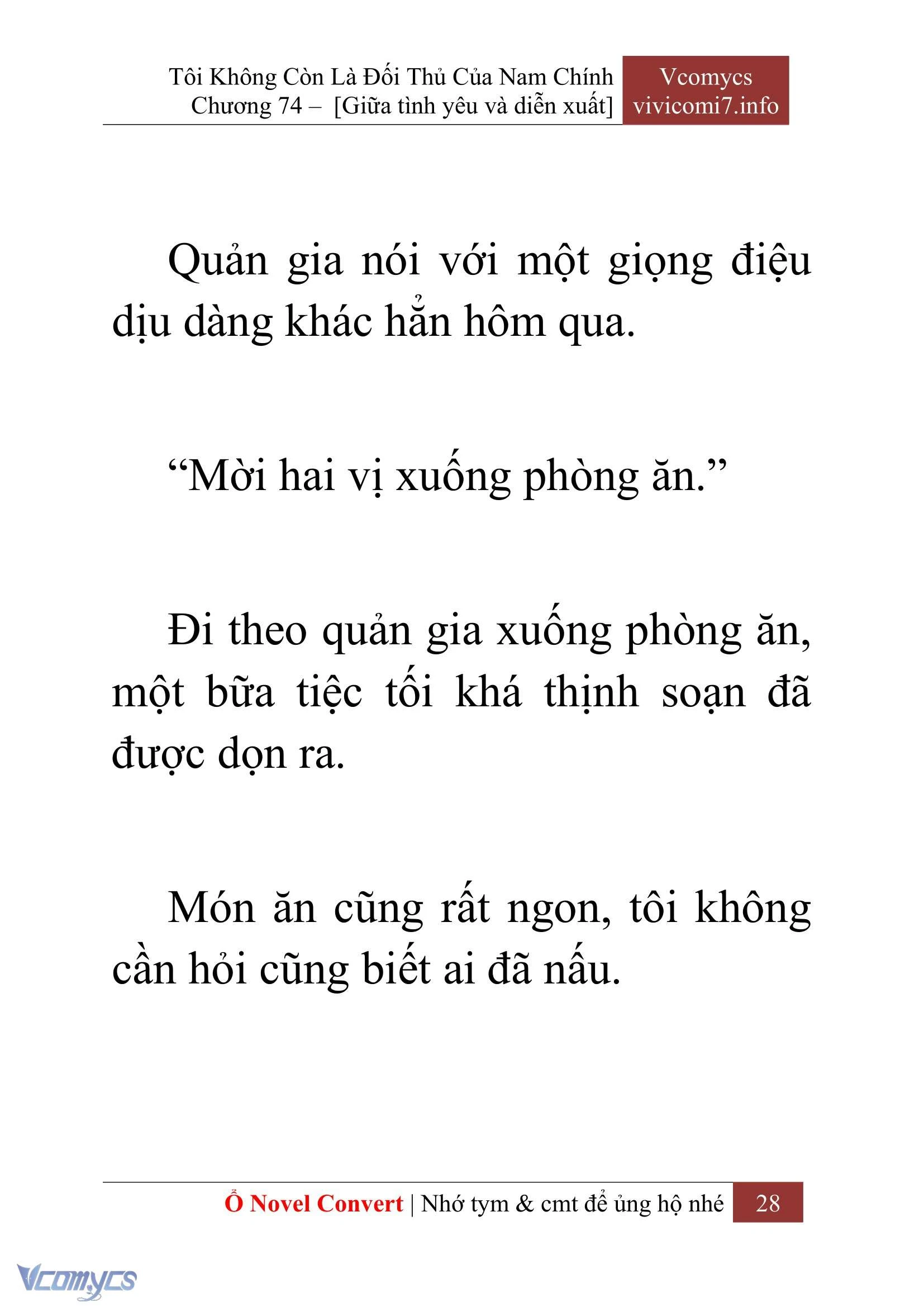 [Novel] Tôi Không Còn Là Đối Thủ Của Nam Chính Chapter  74 - 30