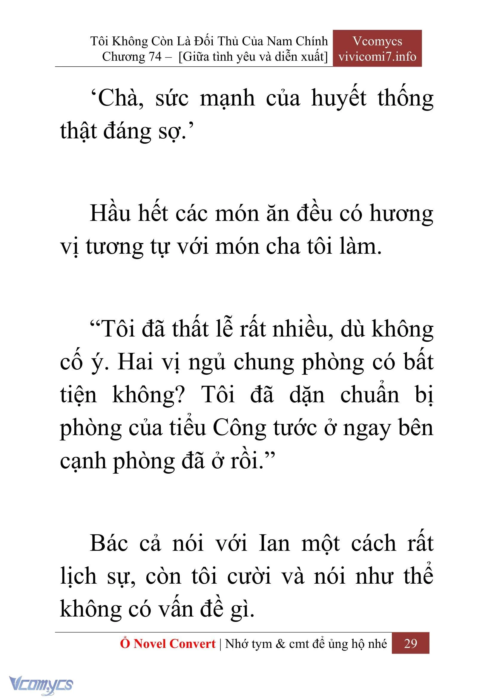[Novel] Tôi Không Còn Là Đối Thủ Của Nam Chính Chapter  74 - 31