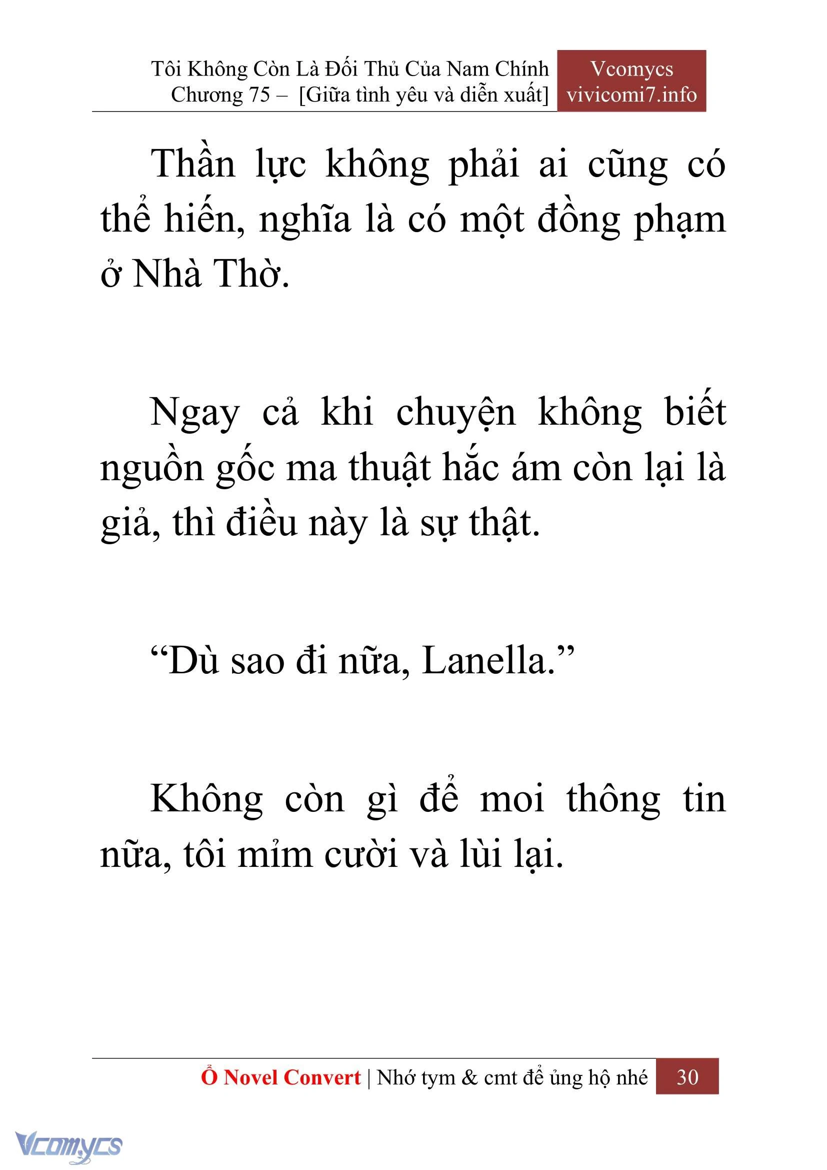 [Novel] Tôi Không Còn Là Đối Thủ Của Nam Chính Chapter  75 - 32