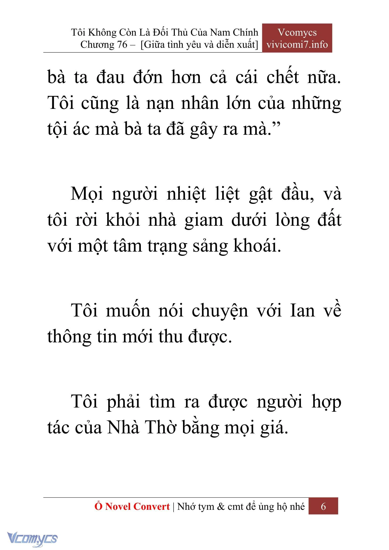 [Novel] Tôi Không Còn Là Đối Thủ Của Nam Chính Chapter  76 - 8