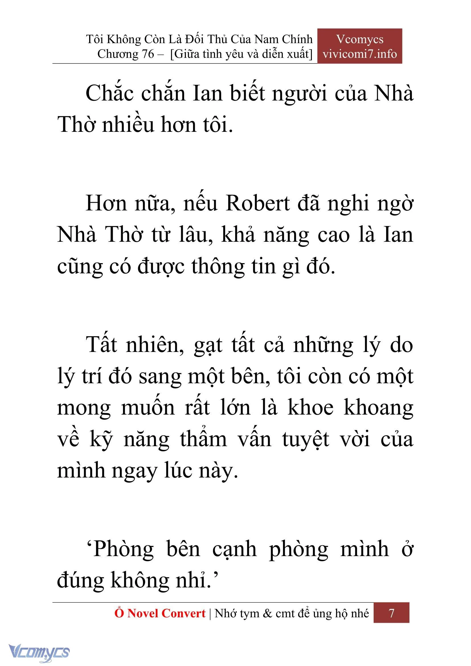 [Novel] Tôi Không Còn Là Đối Thủ Của Nam Chính Chapter  76 - 9