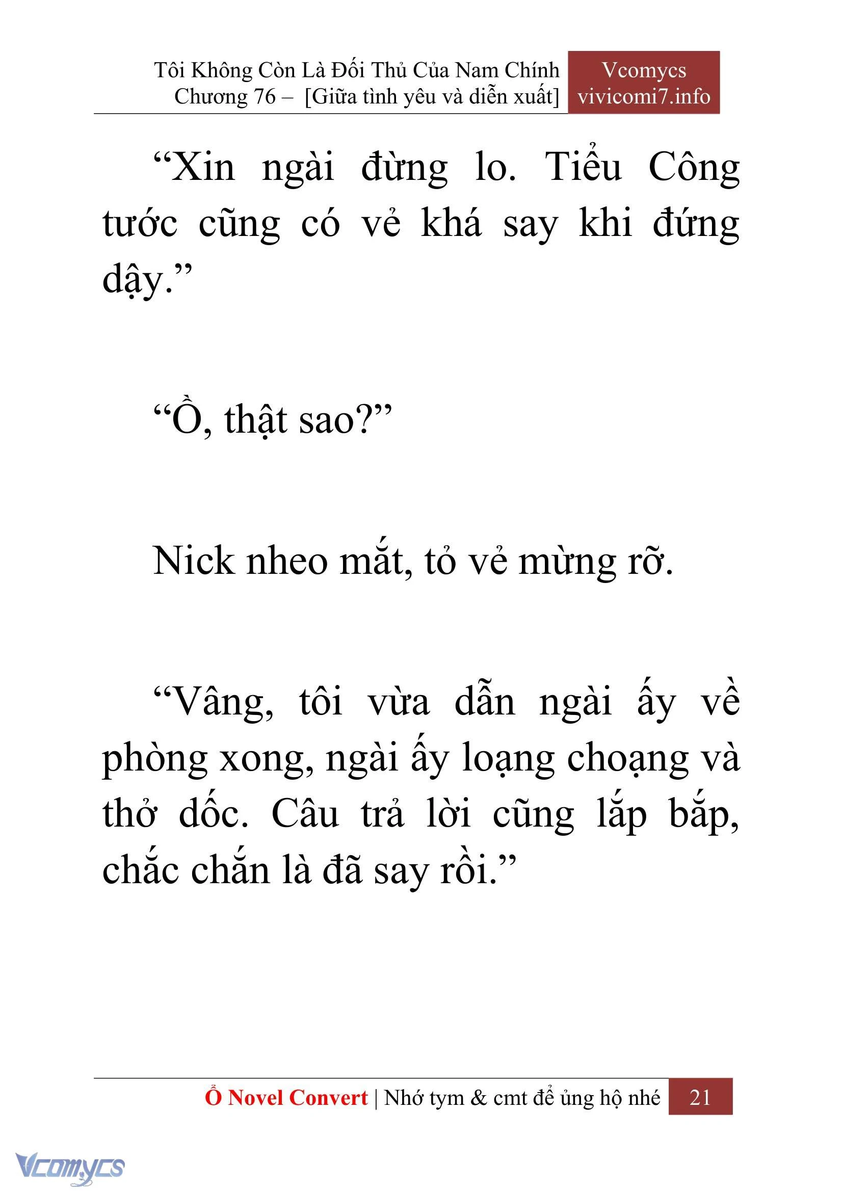[Novel] Tôi Không Còn Là Đối Thủ Của Nam Chính Chapter  76 - 23