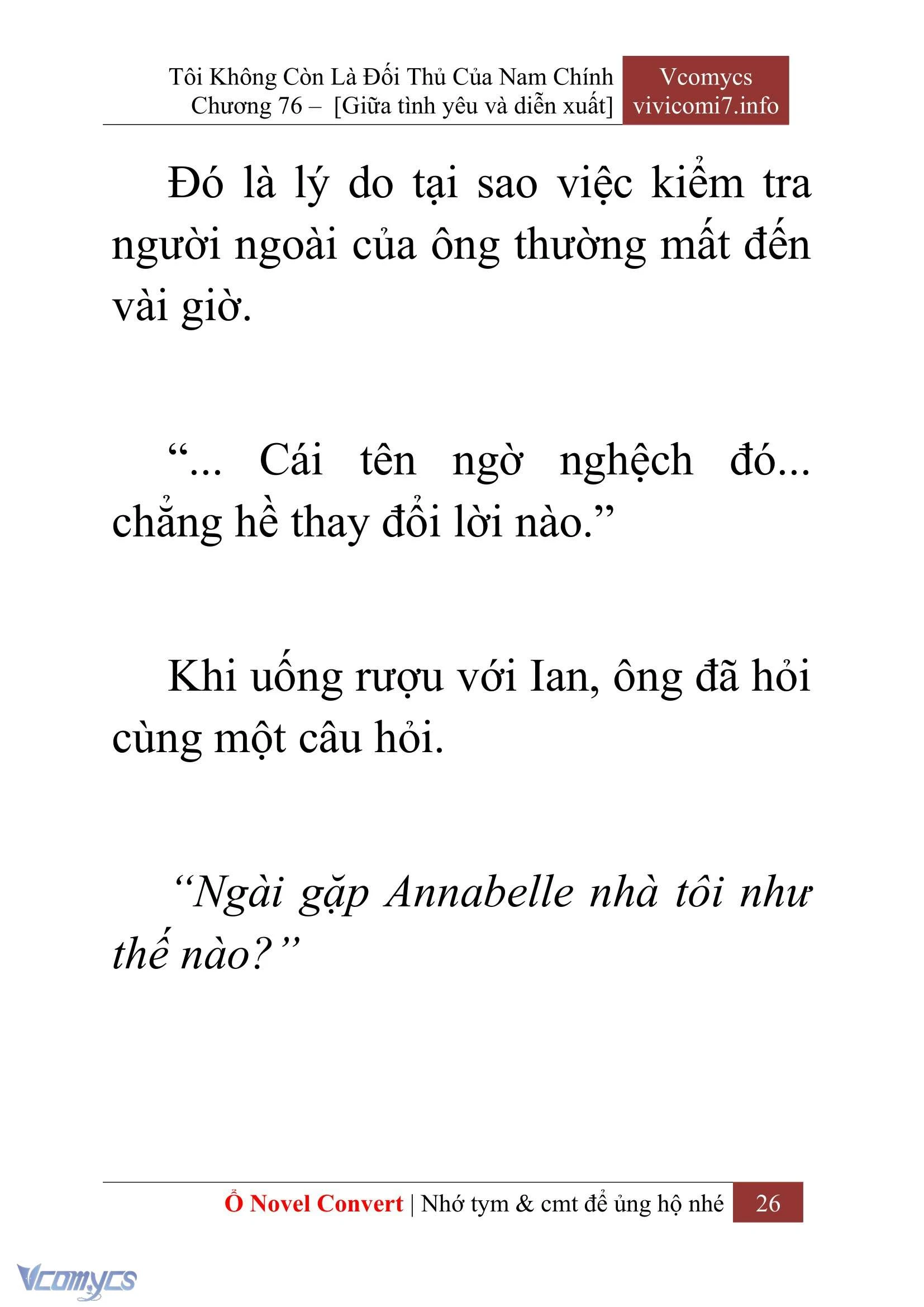 [Novel] Tôi Không Còn Là Đối Thủ Của Nam Chính Chapter  76 - 28