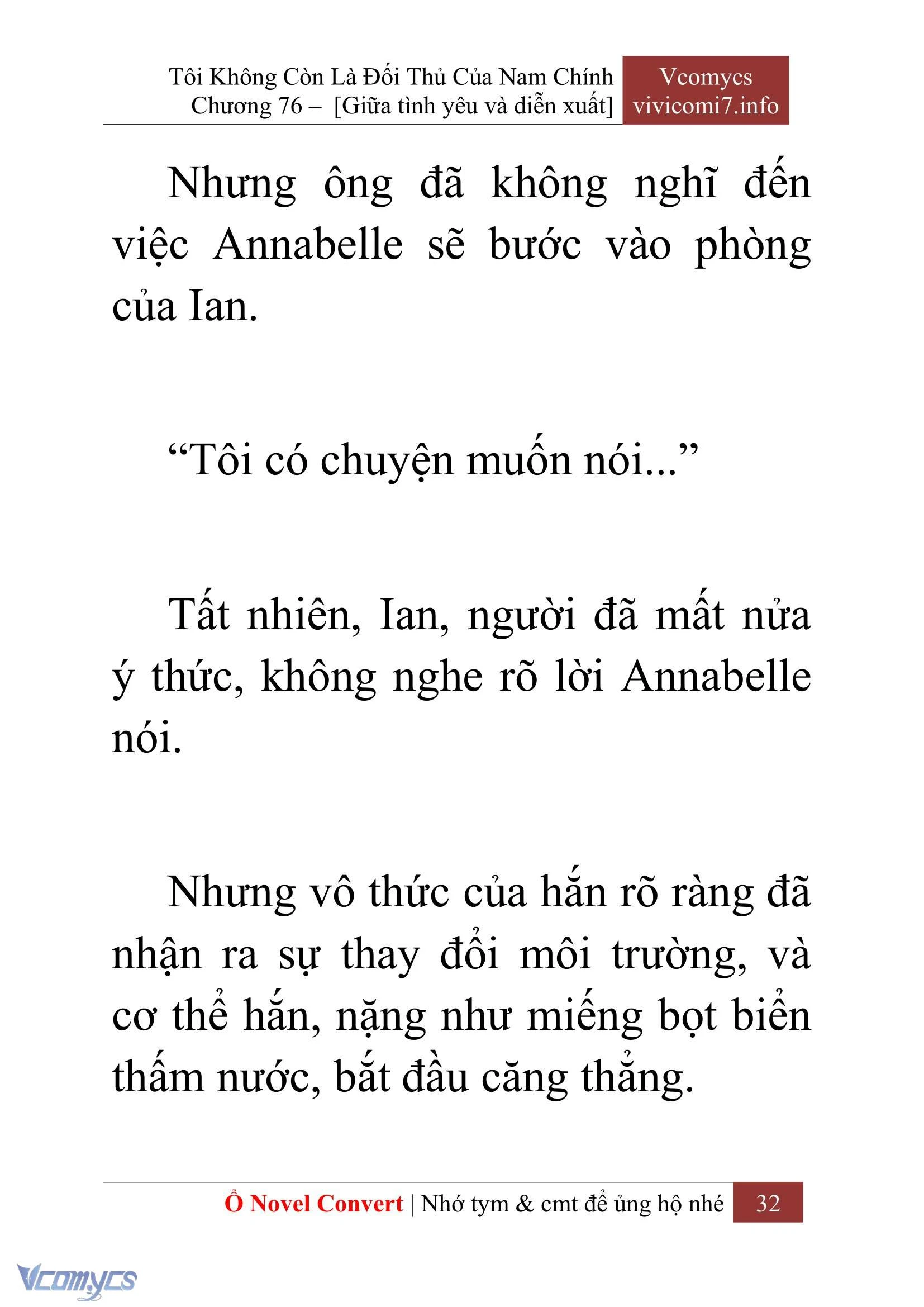 [Novel] Tôi Không Còn Là Đối Thủ Của Nam Chính Chapter  76 - 34