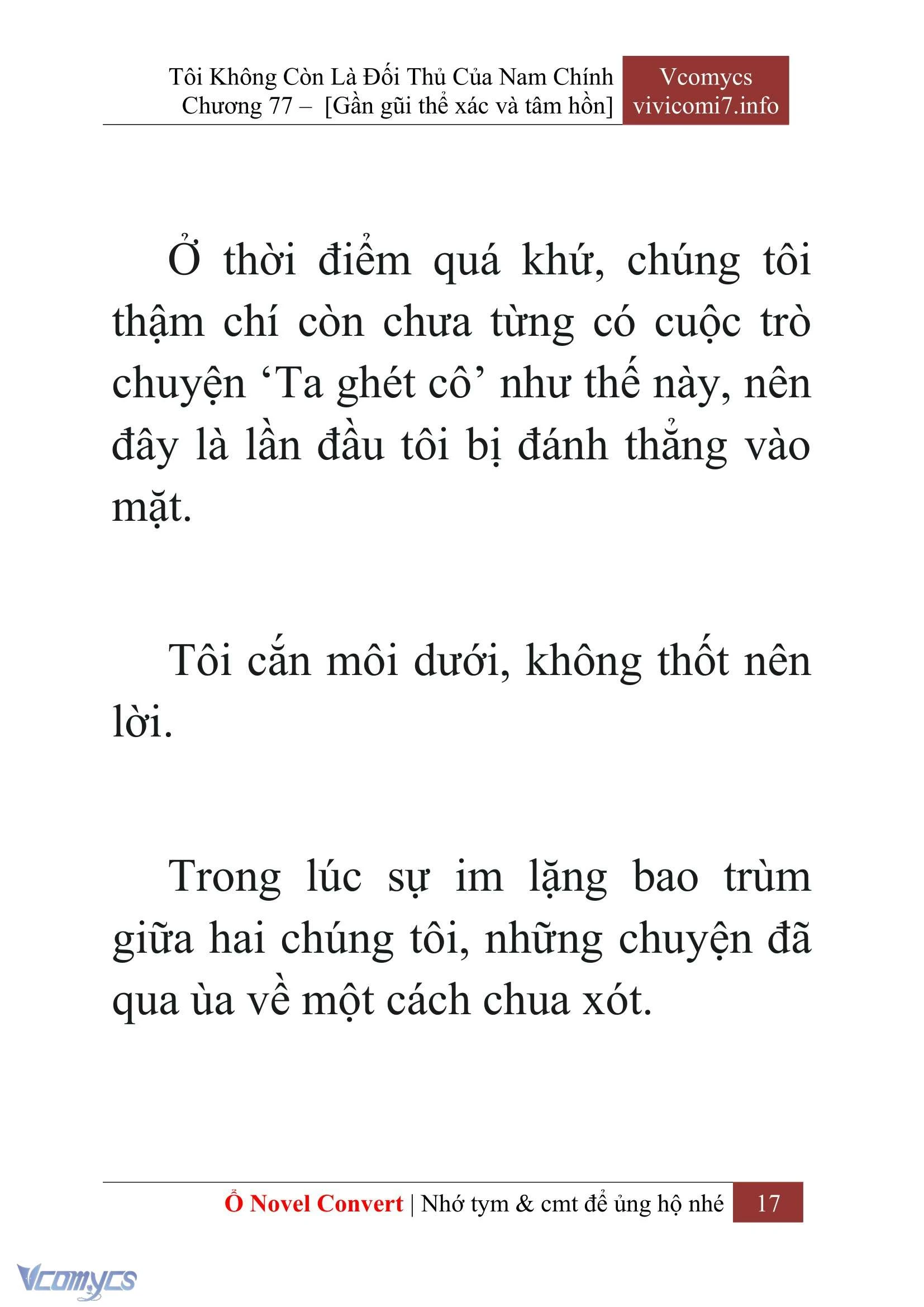 [Novel] Tôi Không Còn Là Đối Thủ Của Nam Chính Chapter  77 - 19