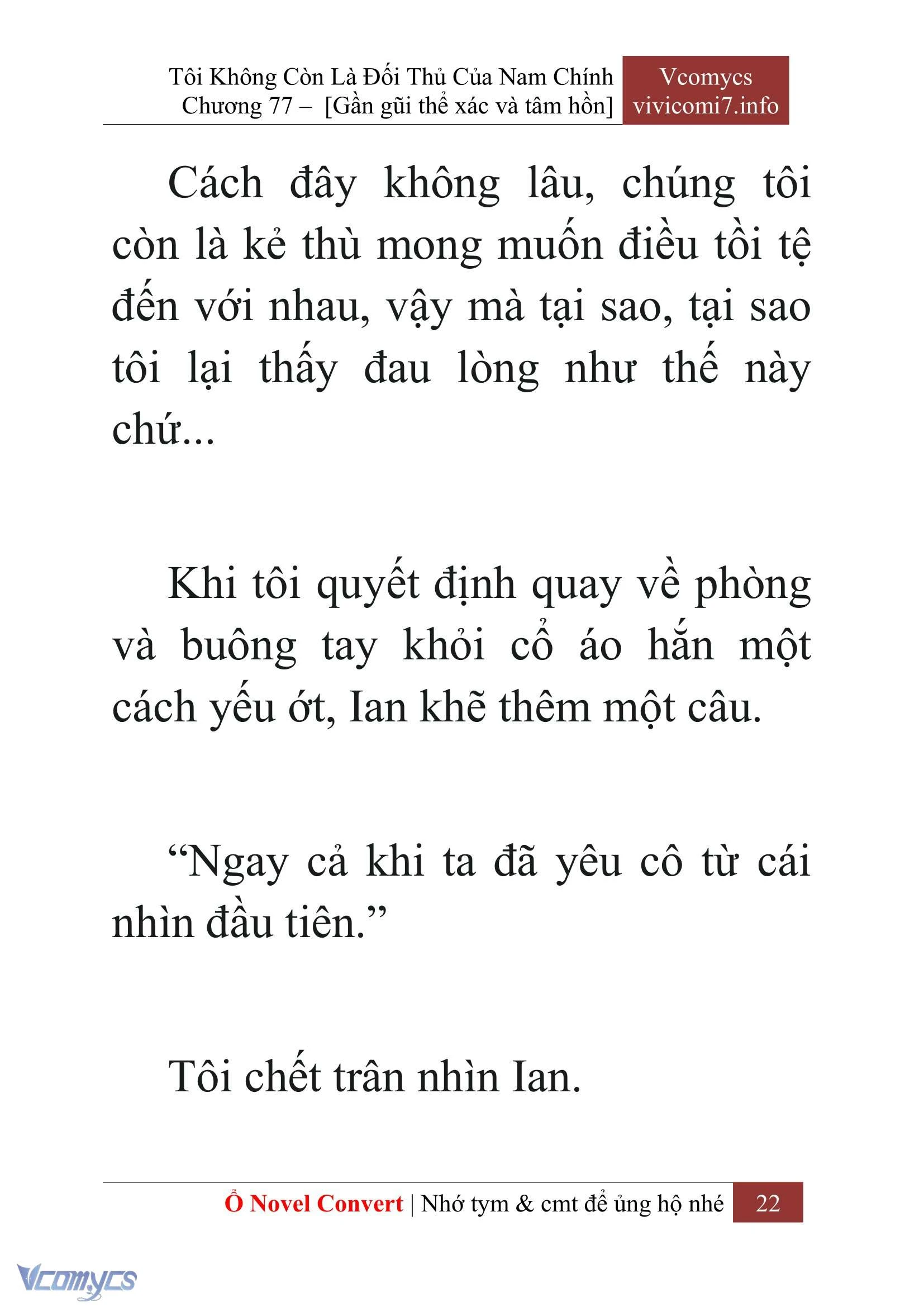 [Novel] Tôi Không Còn Là Đối Thủ Của Nam Chính Chapter  77 - 24