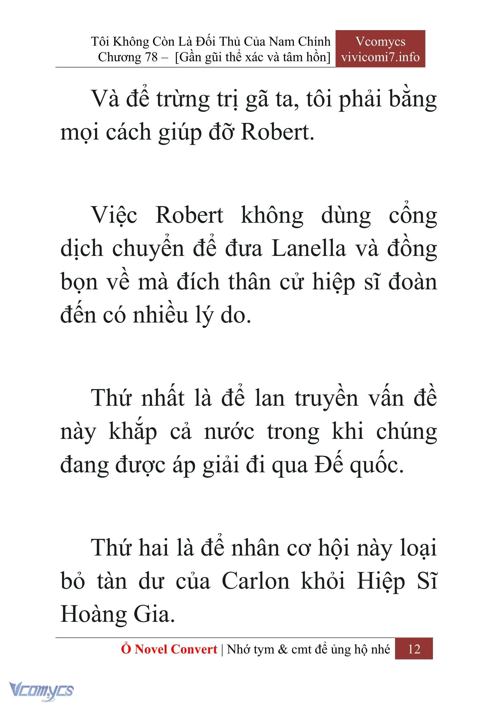 [Novel] Tôi Không Còn Là Đối Thủ Của Nam Chính Chapter  78 - 14