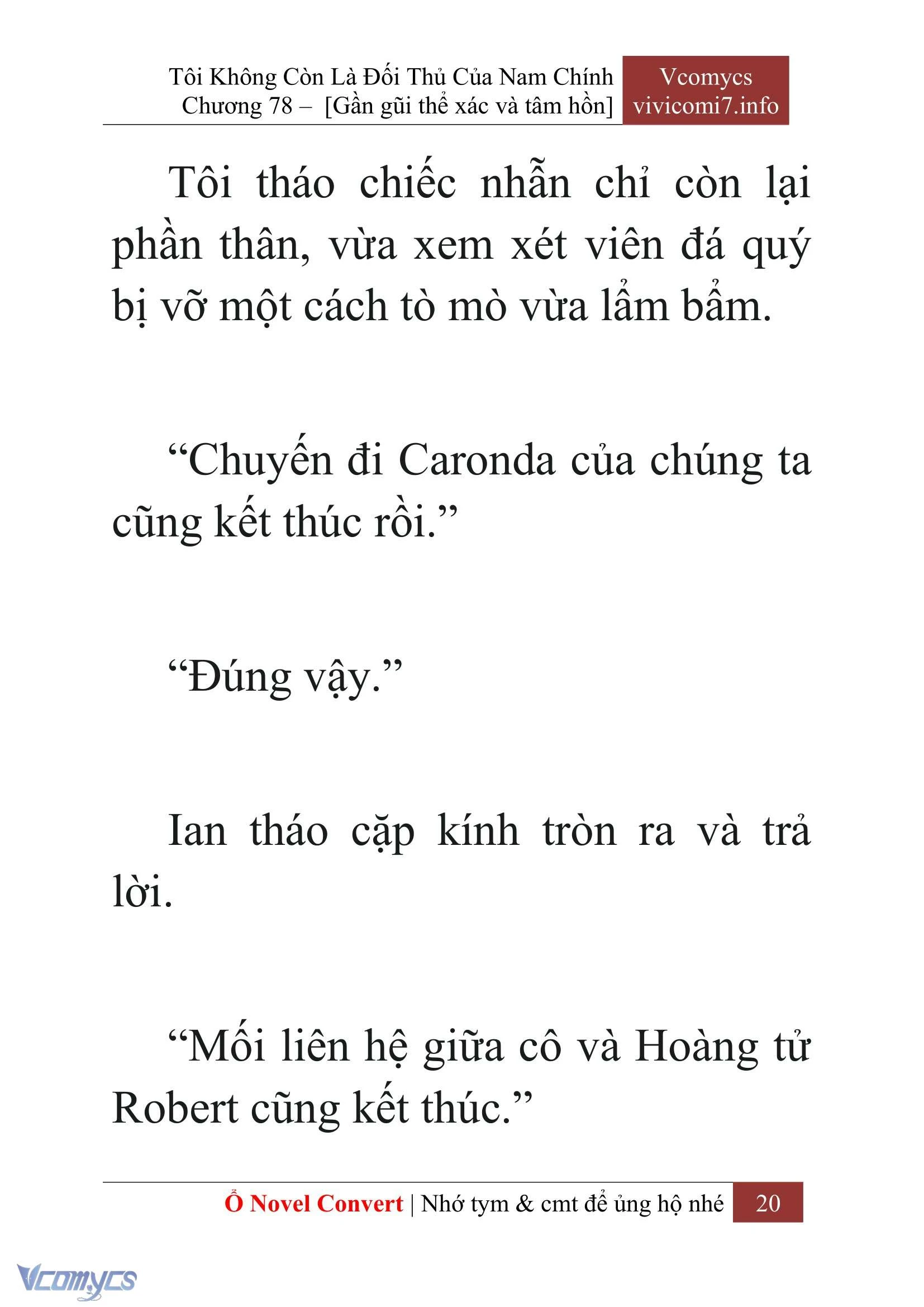 [Novel] Tôi Không Còn Là Đối Thủ Của Nam Chính Chapter  78 - 22