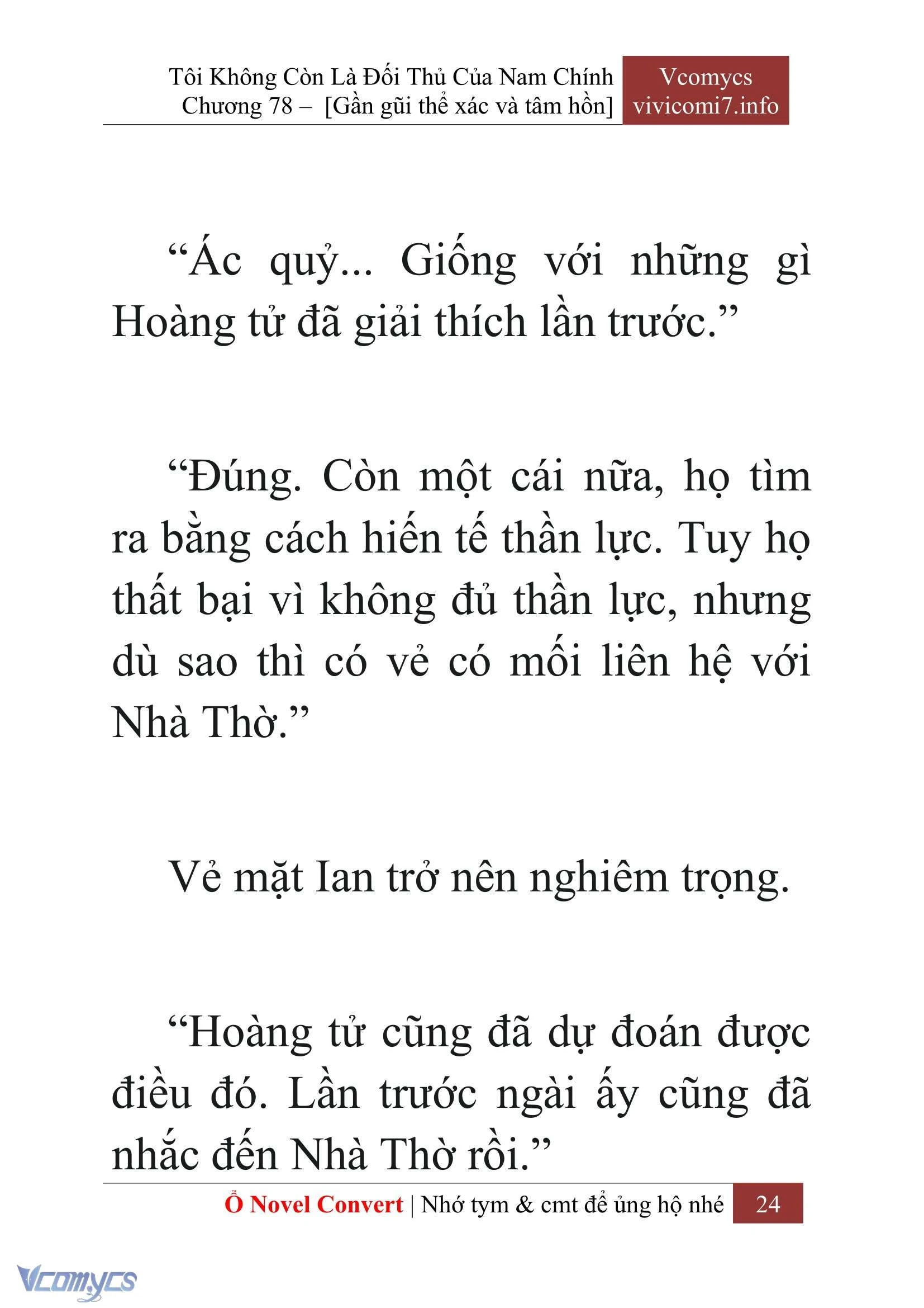 [Novel] Tôi Không Còn Là Đối Thủ Của Nam Chính Chapter  78 - 26