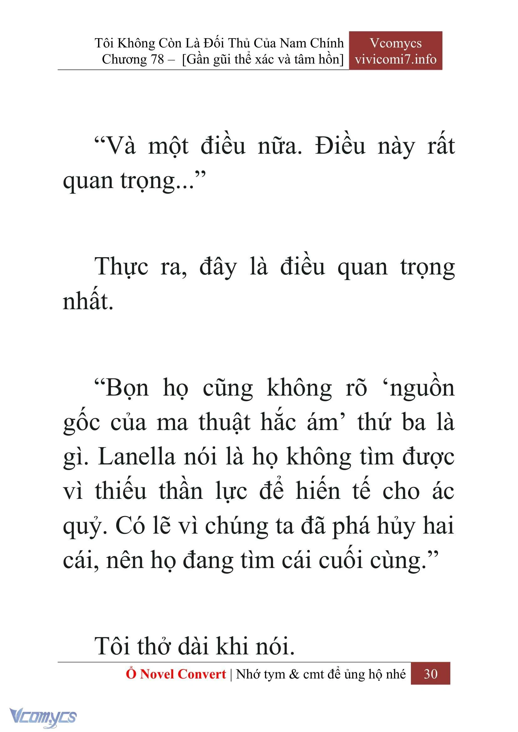 [Novel] Tôi Không Còn Là Đối Thủ Của Nam Chính Chapter  78 - 32