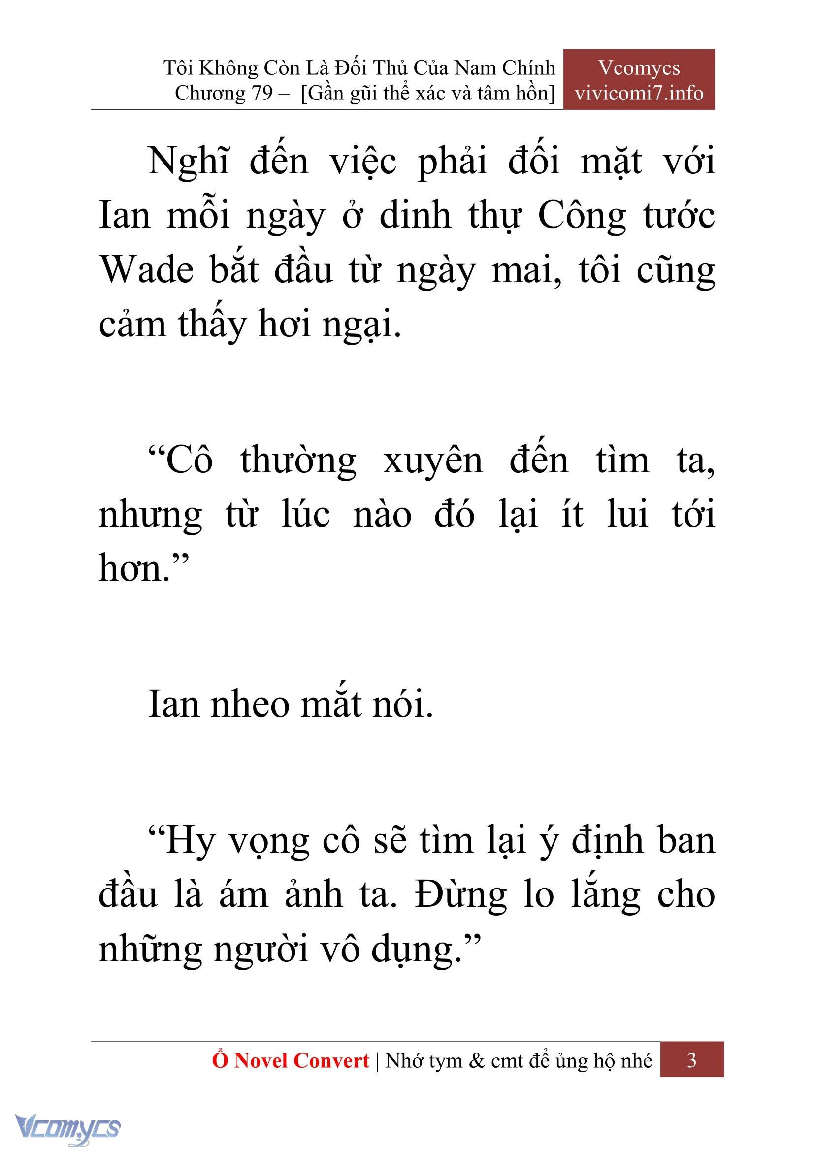 [Novel] Tôi Không Còn Là Đối Thủ Của Nam Chính Chapter  79 - 5