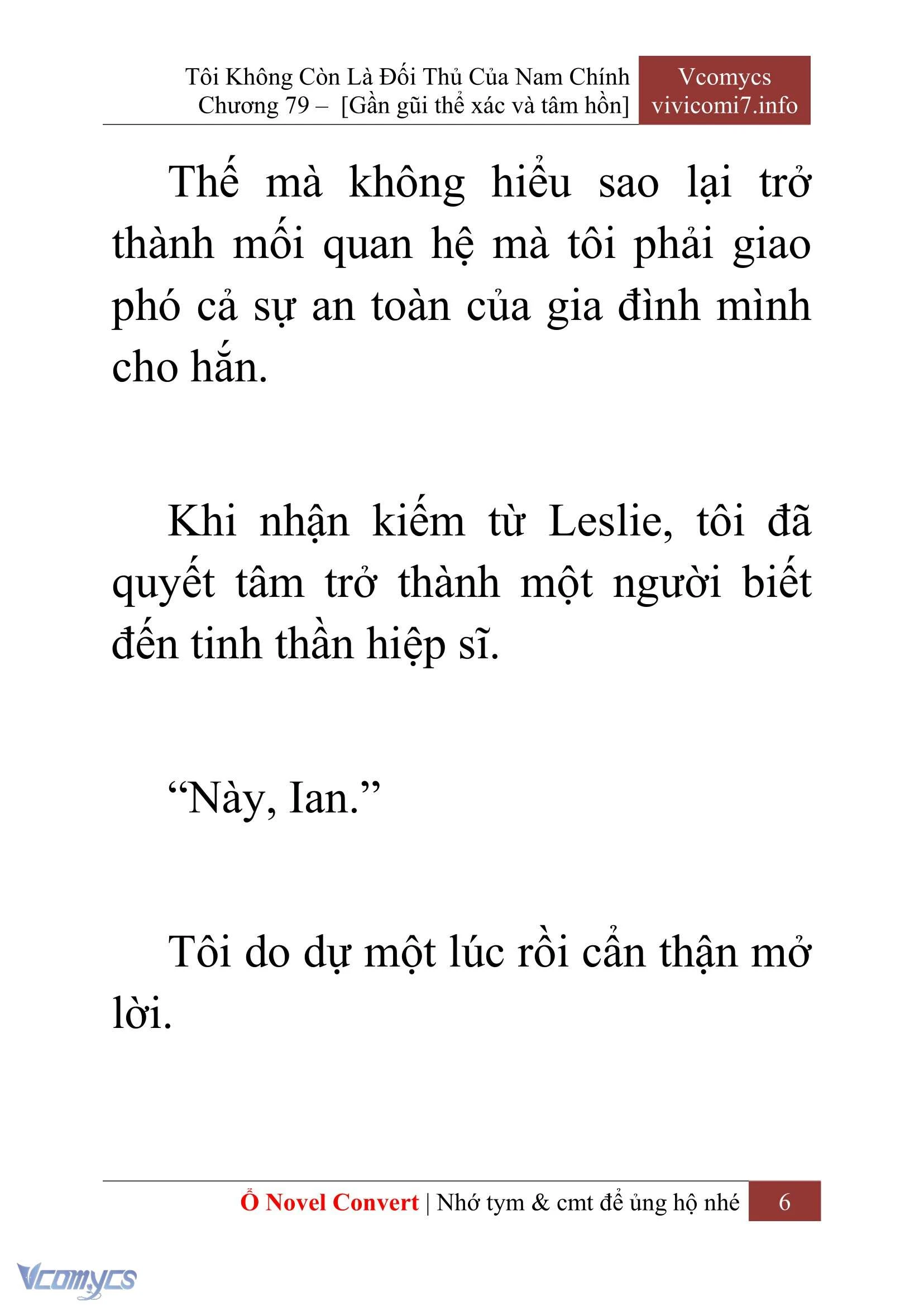 [Novel] Tôi Không Còn Là Đối Thủ Của Nam Chính Chapter  79 - 8