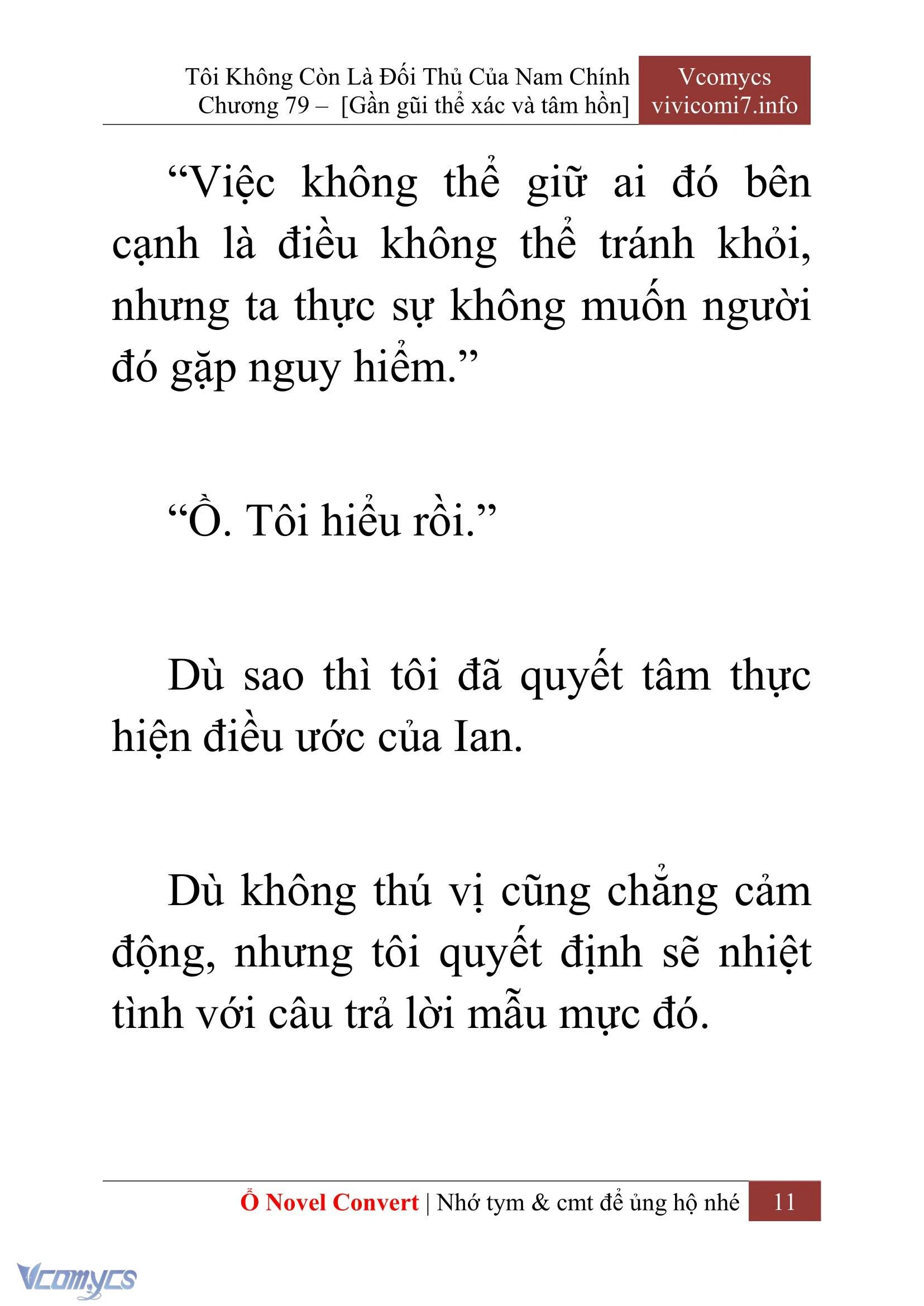 [Novel] Tôi Không Còn Là Đối Thủ Của Nam Chính Chapter  79 - 13