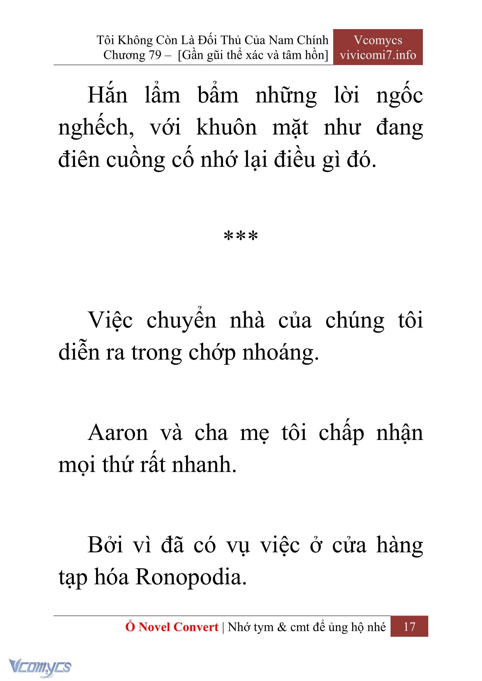 [Novel] Tôi Không Còn Là Đối Thủ Của Nam Chính Chapter  79 - 19