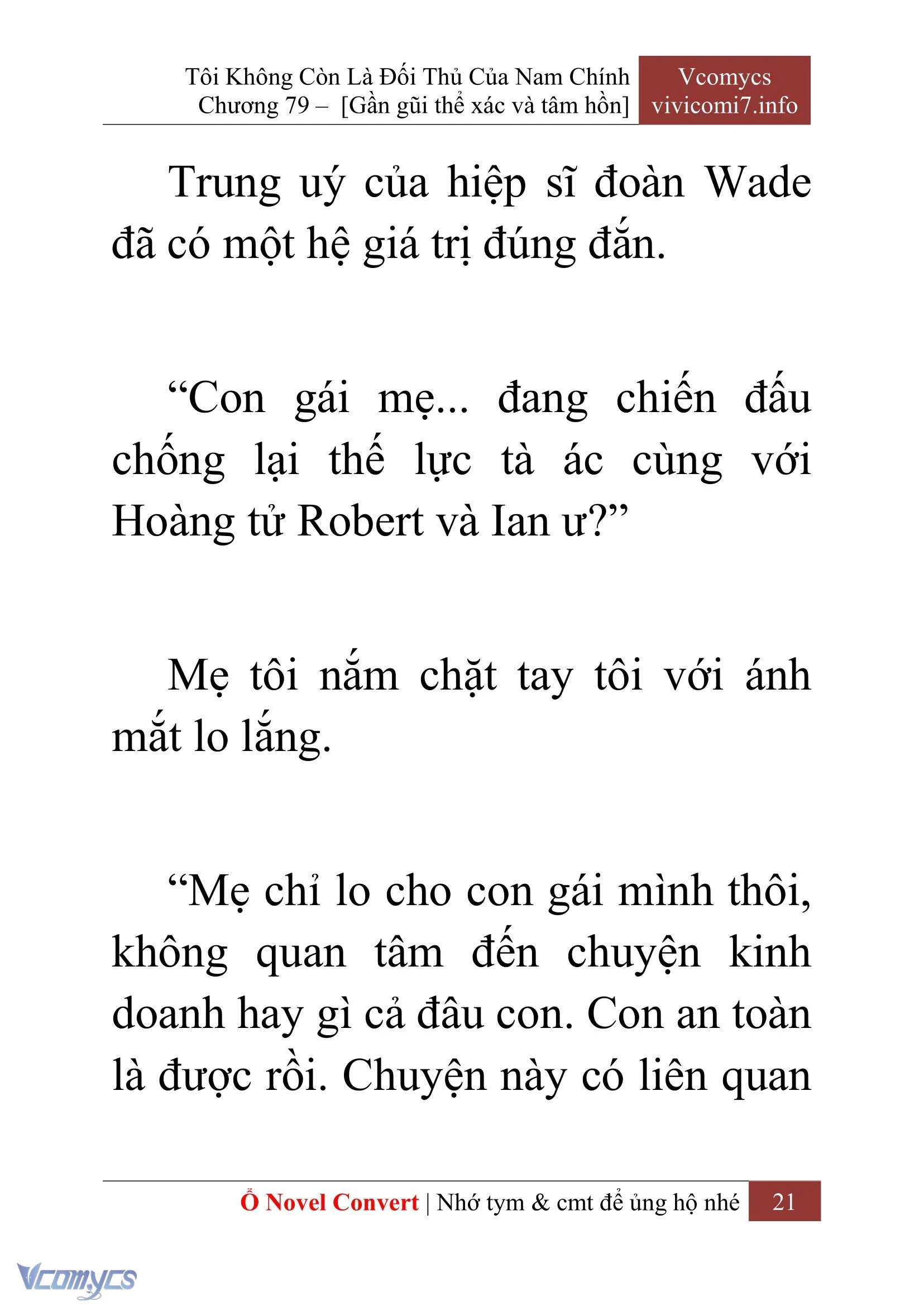 [Novel] Tôi Không Còn Là Đối Thủ Của Nam Chính Chapter  79 - 23