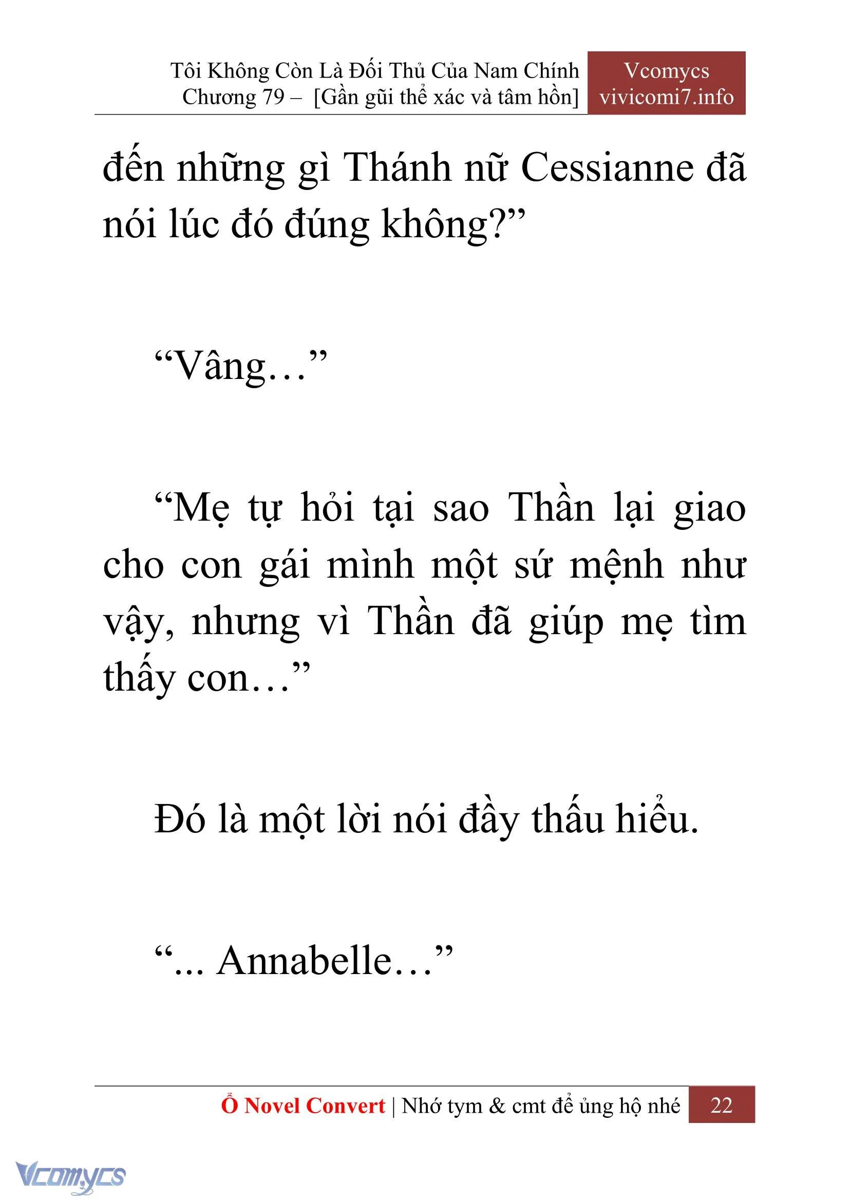 [Novel] Tôi Không Còn Là Đối Thủ Của Nam Chính Chapter  79 - 24
