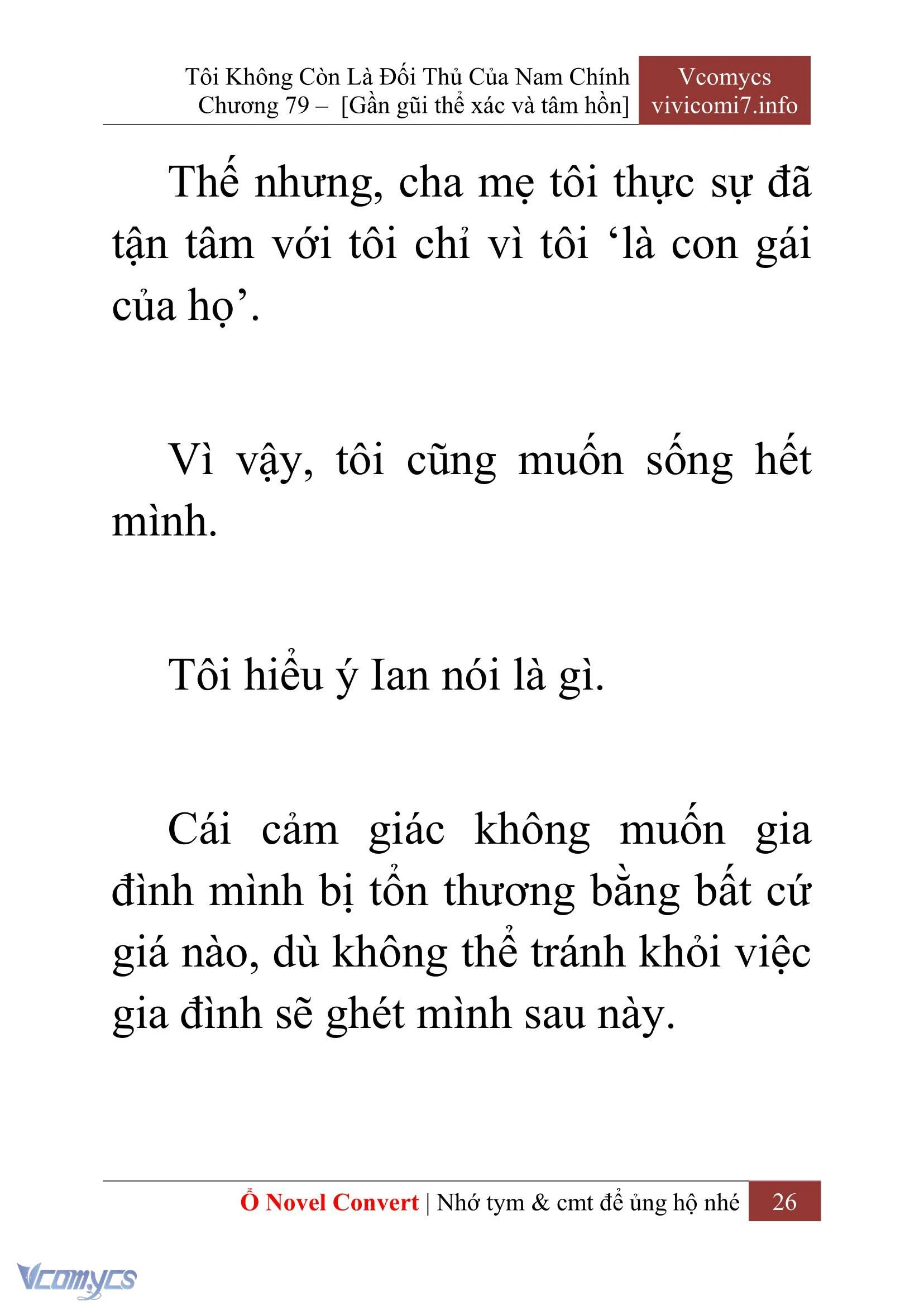 [Novel] Tôi Không Còn Là Đối Thủ Của Nam Chính Chapter  79 - 28