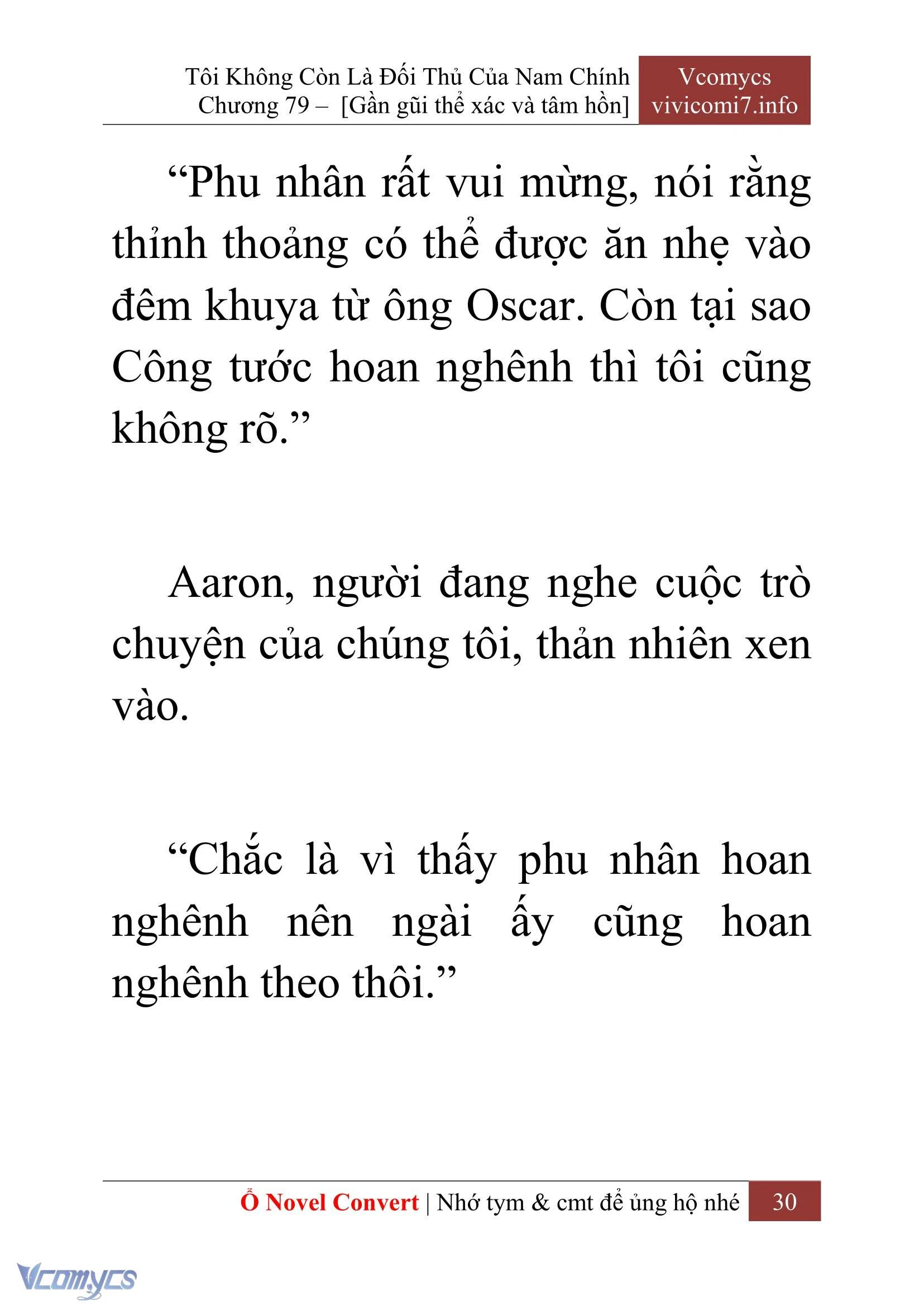 [Novel] Tôi Không Còn Là Đối Thủ Của Nam Chính Chapter  79 - 32