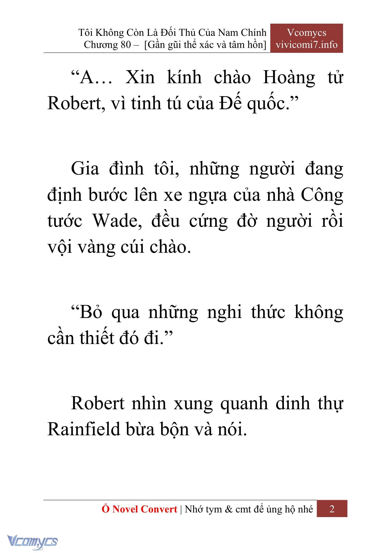 [Novel] Tôi Không Còn Là Đối Thủ Của Nam Chính Chapter  80 - 4
