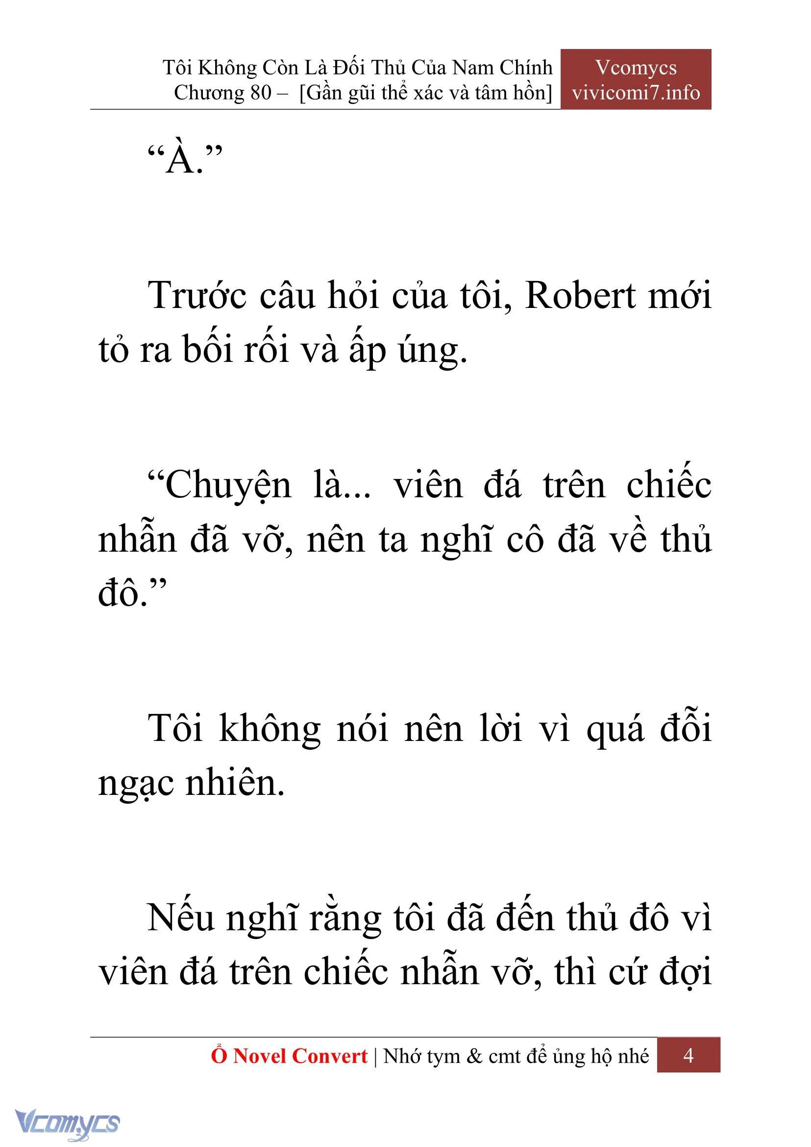 [Novel] Tôi Không Còn Là Đối Thủ Của Nam Chính Chapter  80 - 6
