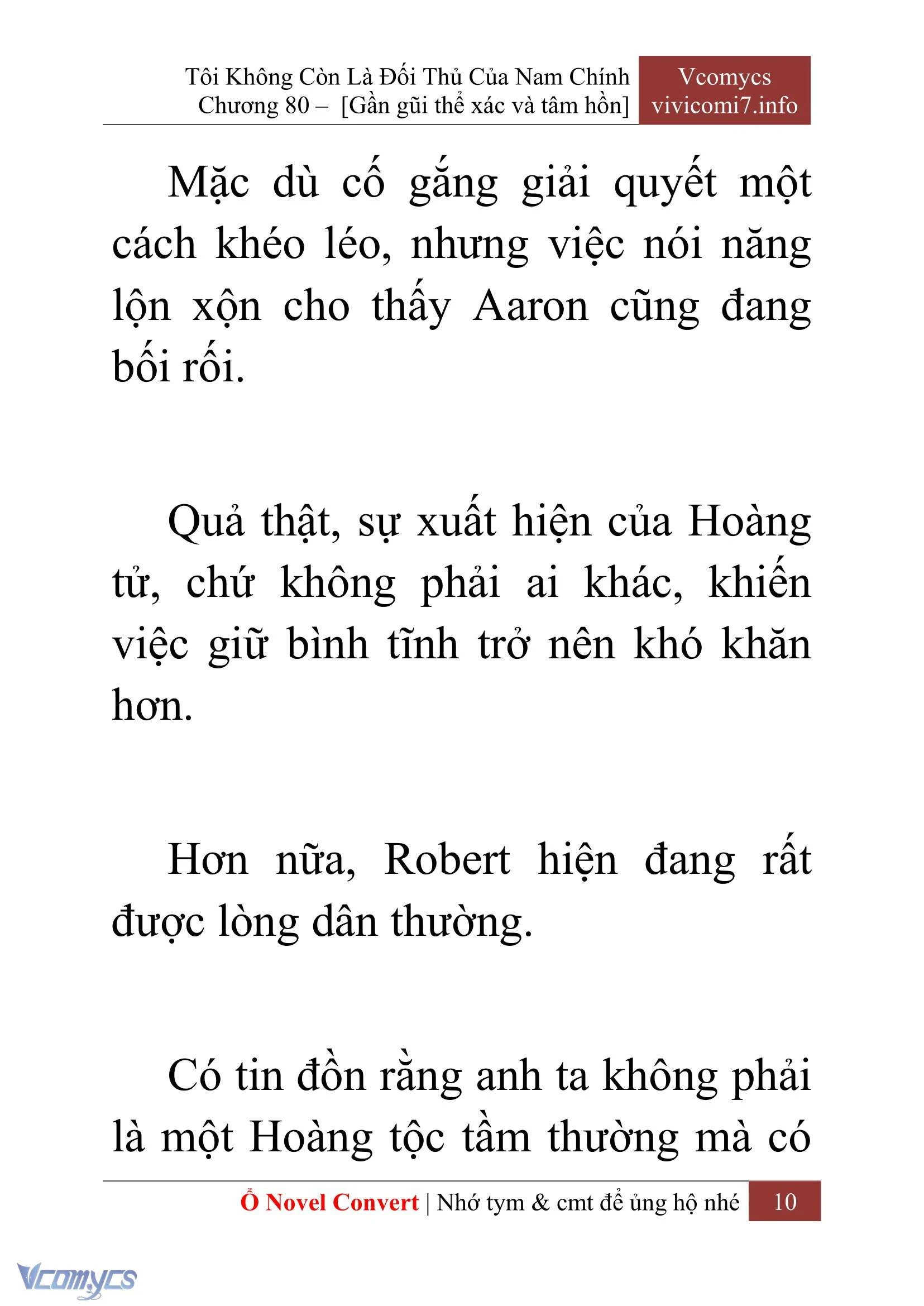 [Novel] Tôi Không Còn Là Đối Thủ Của Nam Chính Chapter  80 - 12