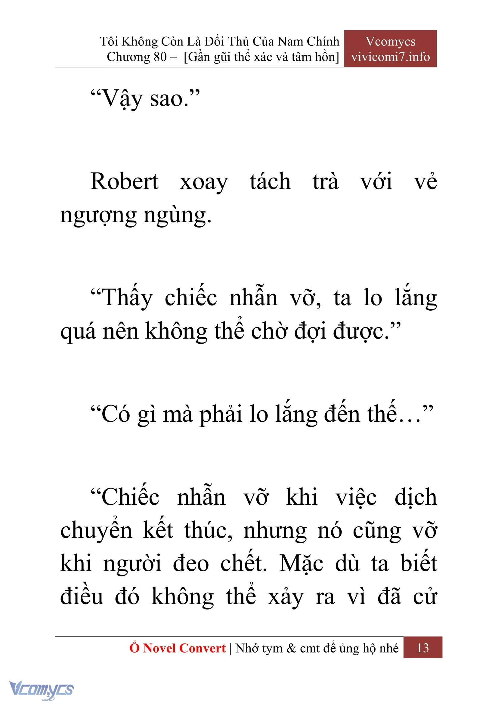 [Novel] Tôi Không Còn Là Đối Thủ Của Nam Chính Chapter  80 - 15