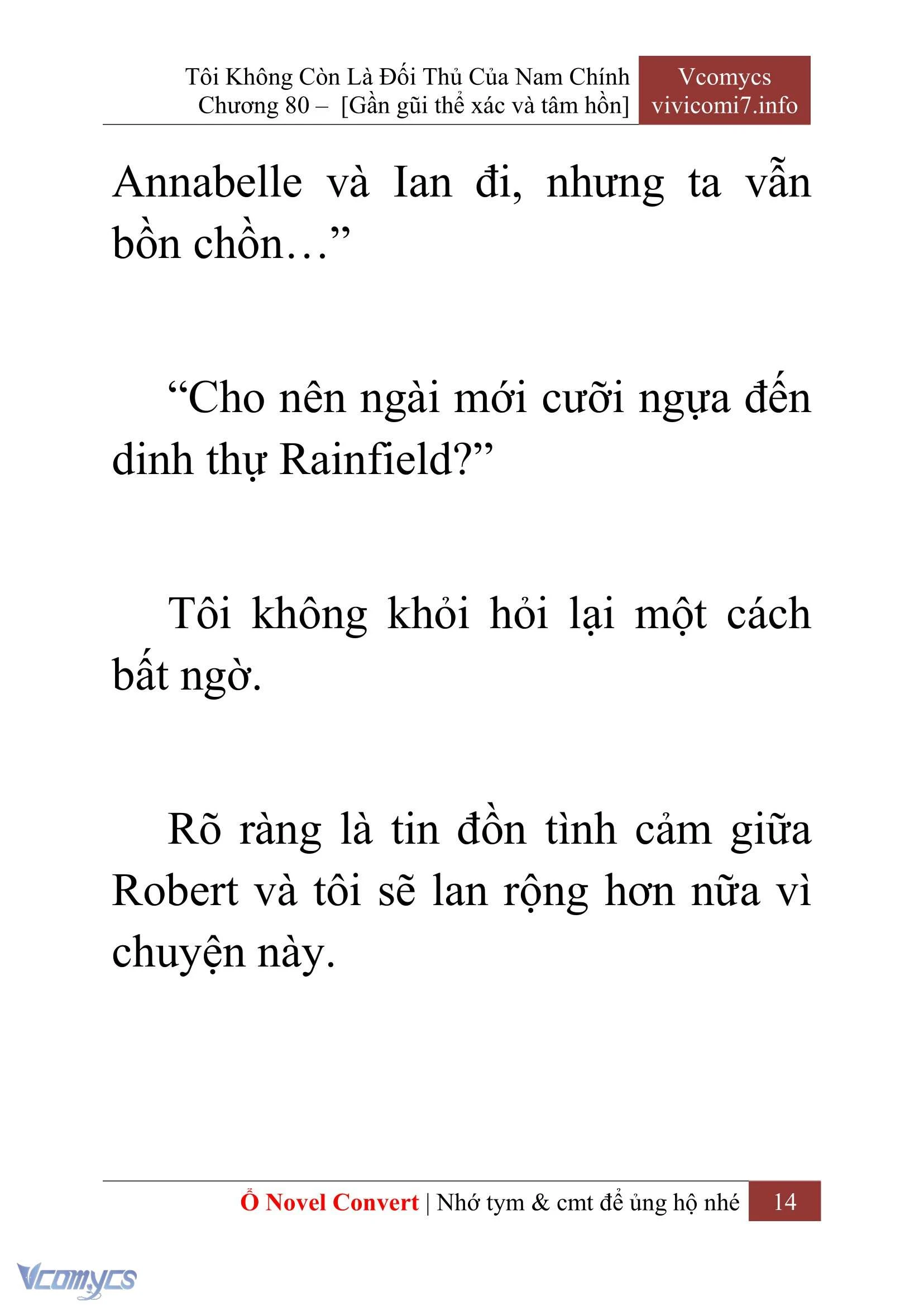 [Novel] Tôi Không Còn Là Đối Thủ Của Nam Chính Chapter  80 - 16