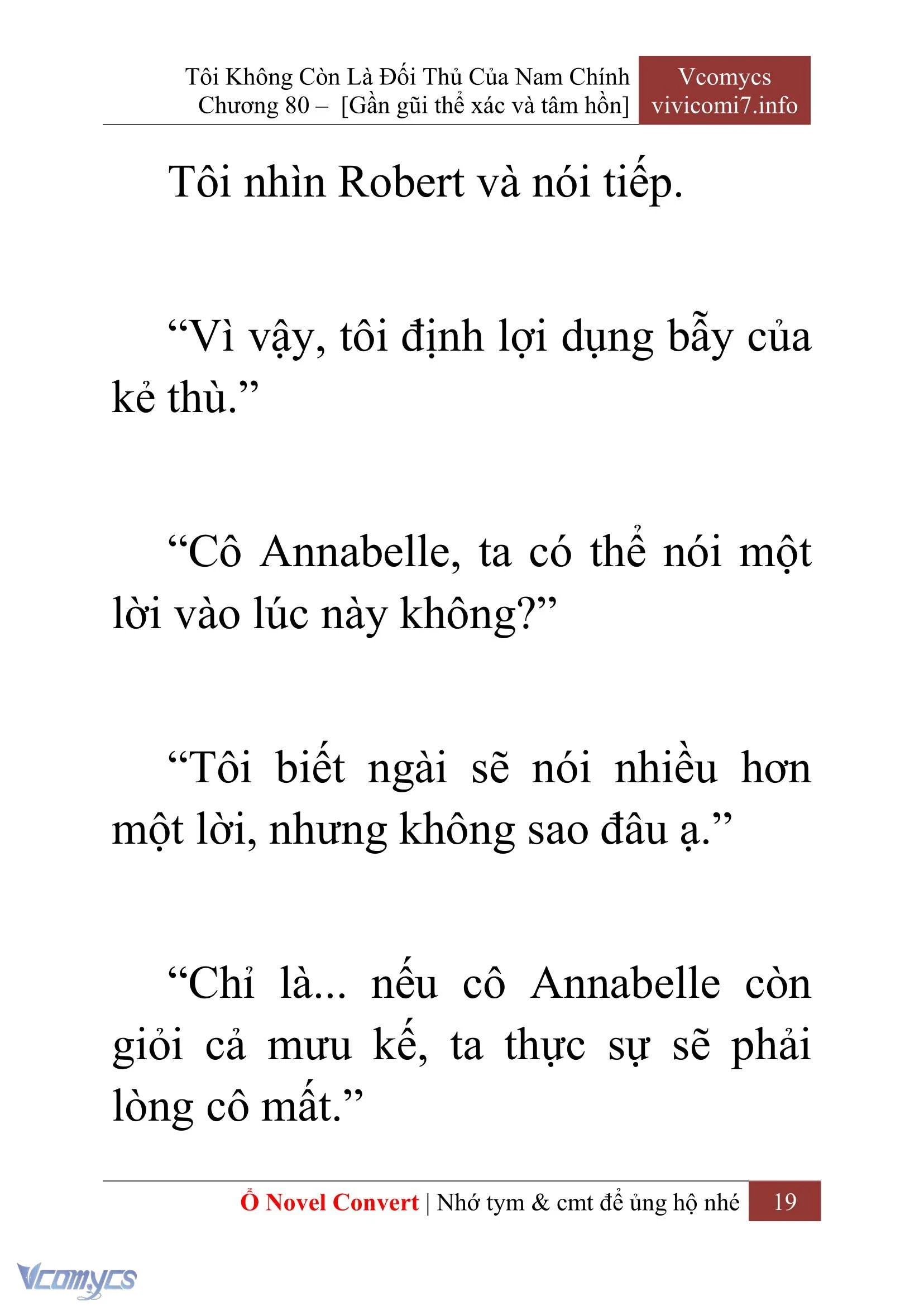 [Novel] Tôi Không Còn Là Đối Thủ Của Nam Chính Chapter  80 - 21
