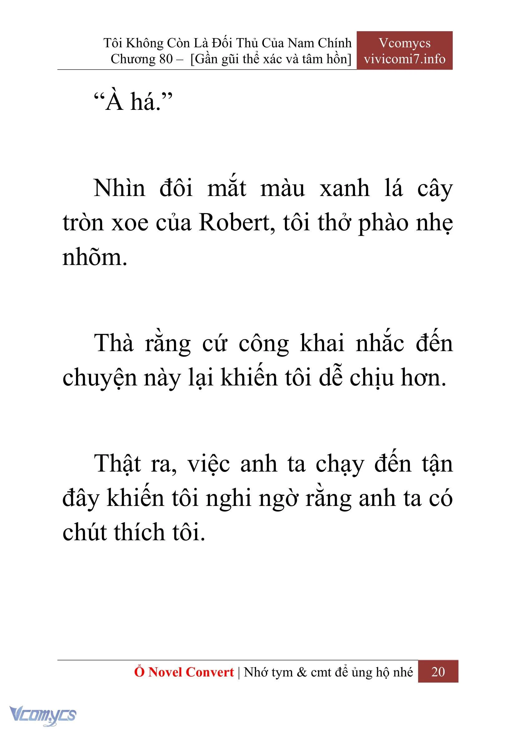 [Novel] Tôi Không Còn Là Đối Thủ Của Nam Chính Chapter  80 - 22