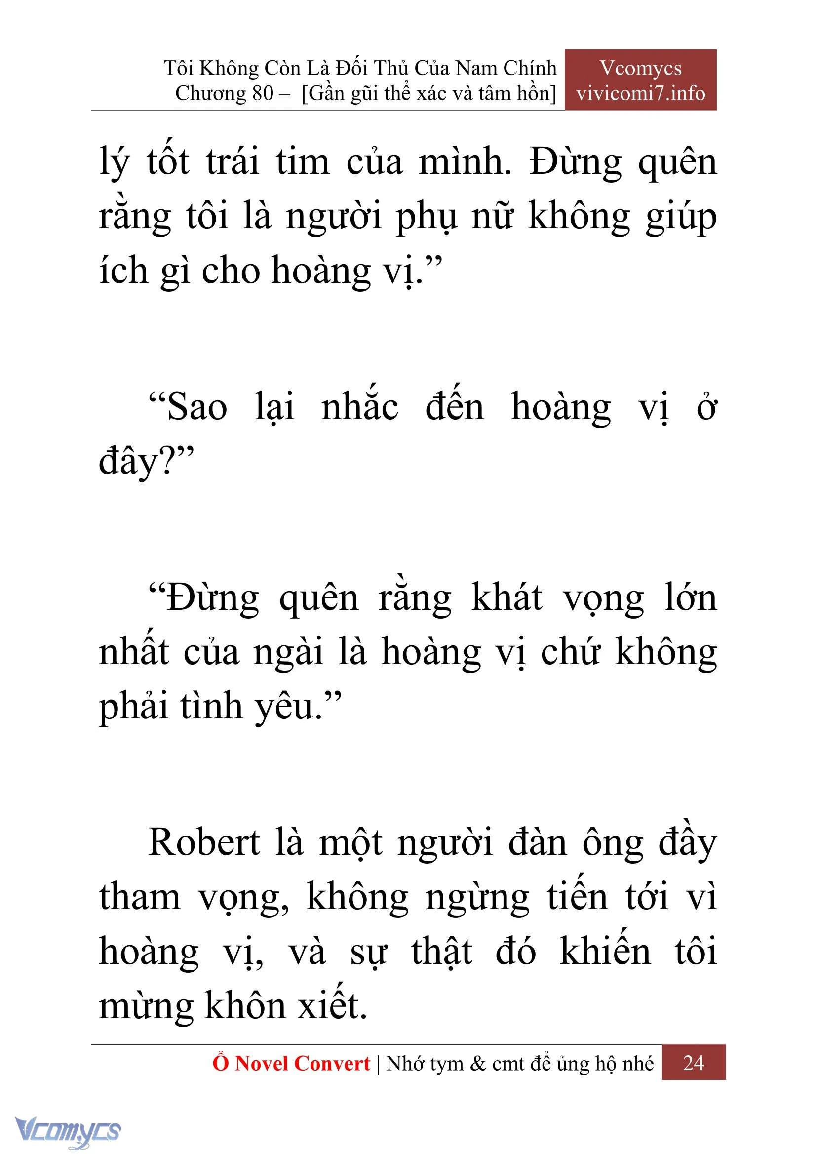 [Novel] Tôi Không Còn Là Đối Thủ Của Nam Chính Chapter  80 - 26