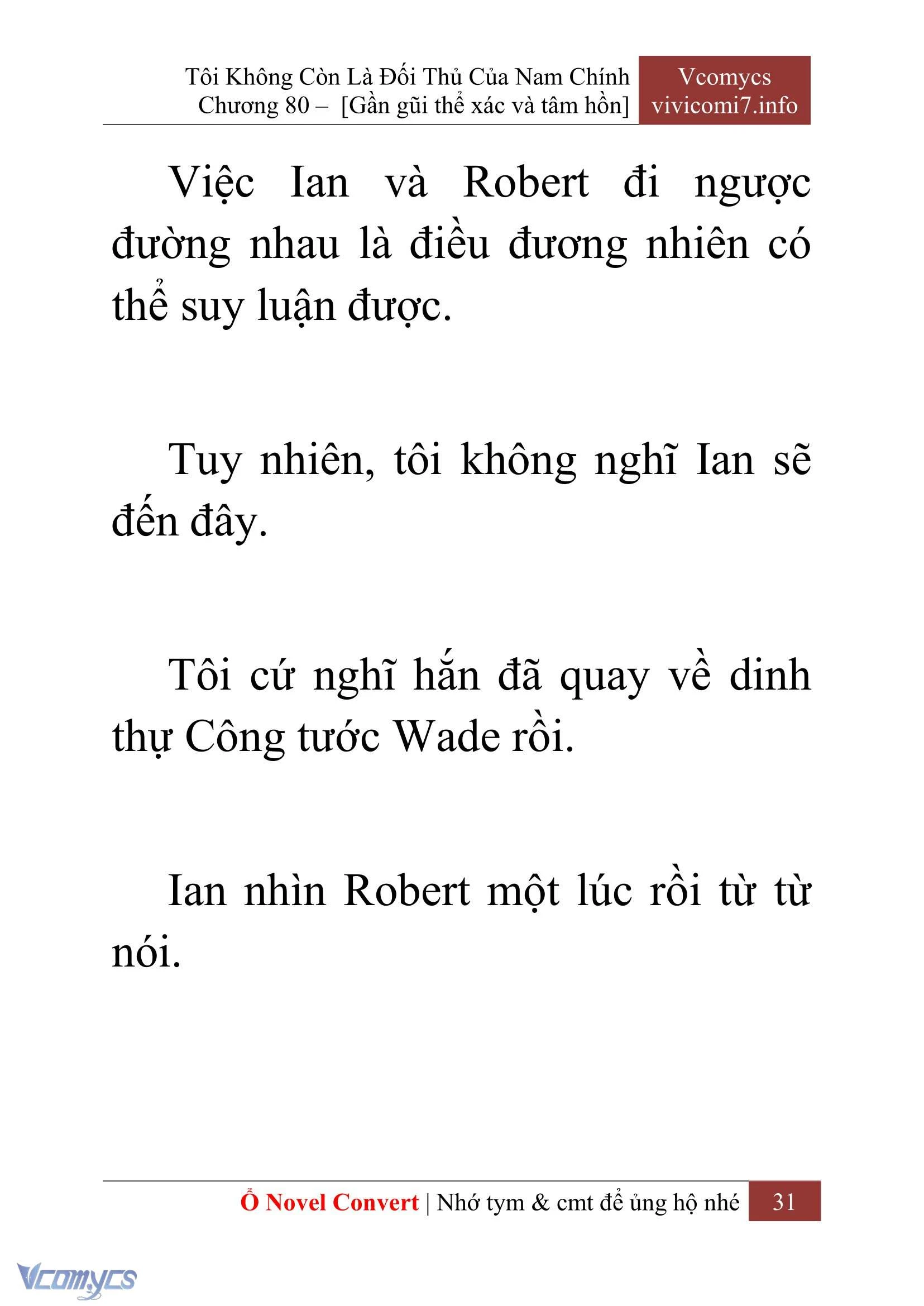 [Novel] Tôi Không Còn Là Đối Thủ Của Nam Chính Chapter  80 - 33