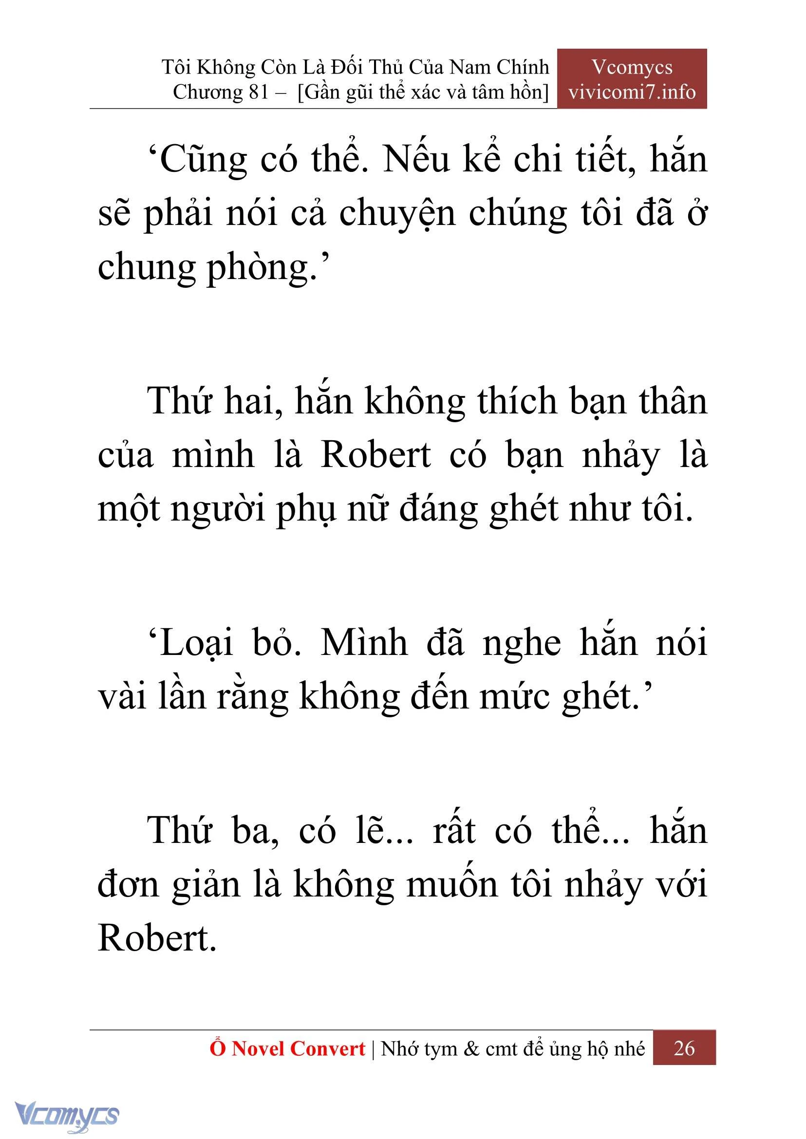 [Novel] Tôi Không Còn Là Đối Thủ Của Nam Chính Chapter  81 - 28