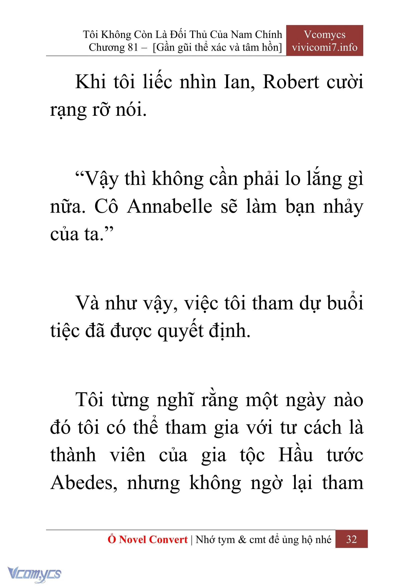 [Novel] Tôi Không Còn Là Đối Thủ Của Nam Chính Chapter  81 - 34
