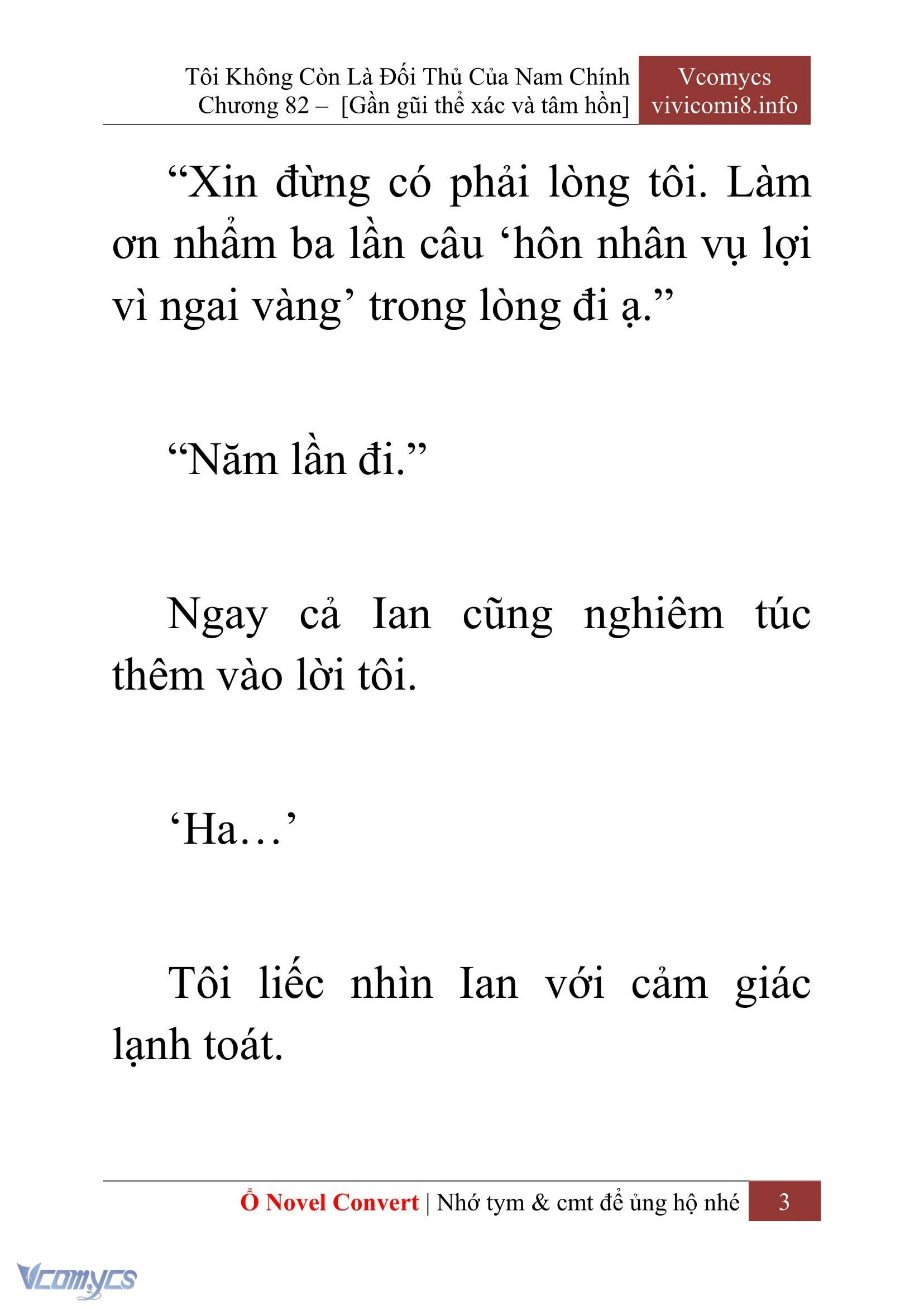 [Novel] Tôi Không Còn Là Đối Thủ Của Nam Chính Chapter  82 - 5