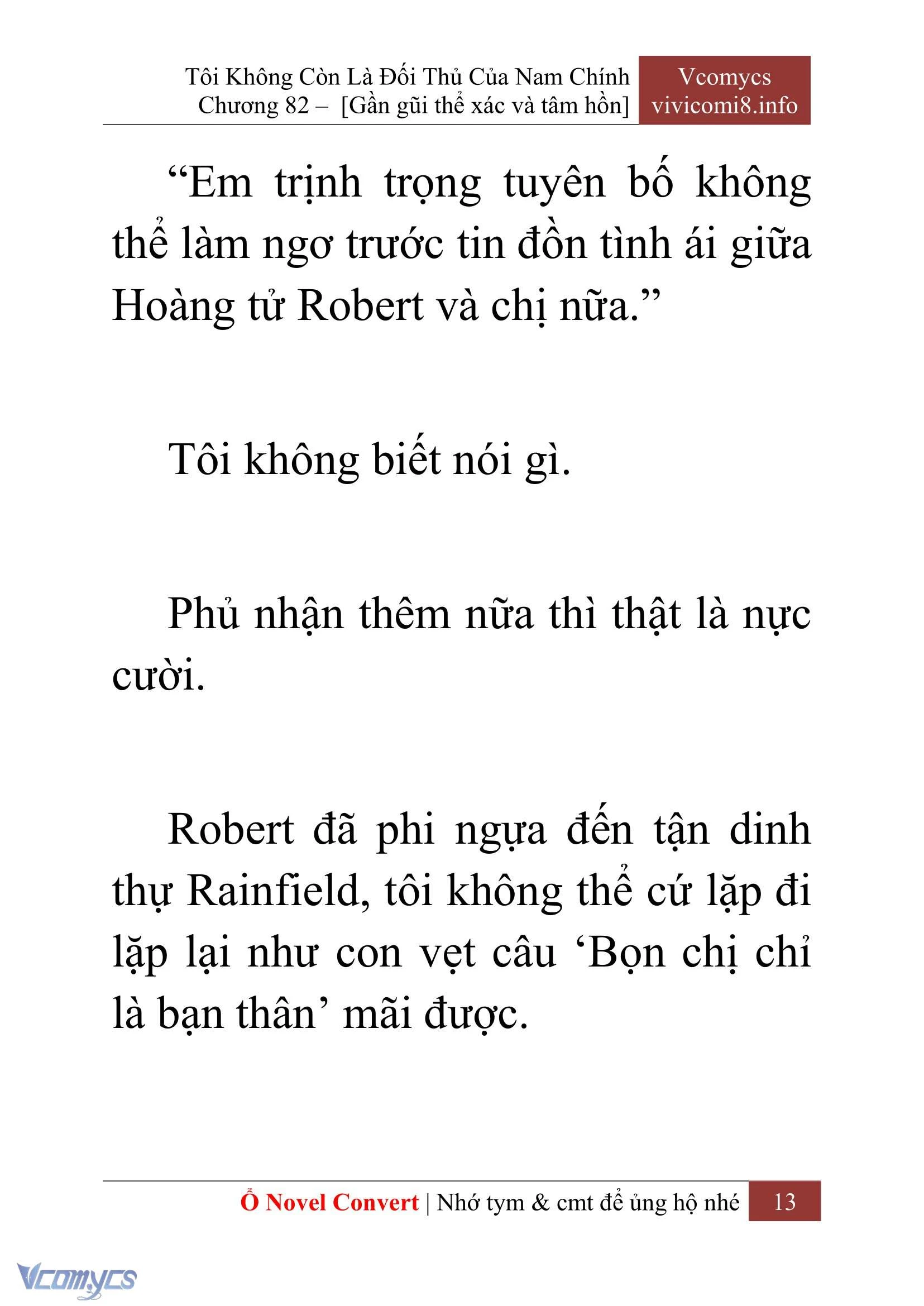[Novel] Tôi Không Còn Là Đối Thủ Của Nam Chính Chapter  82 - 15
