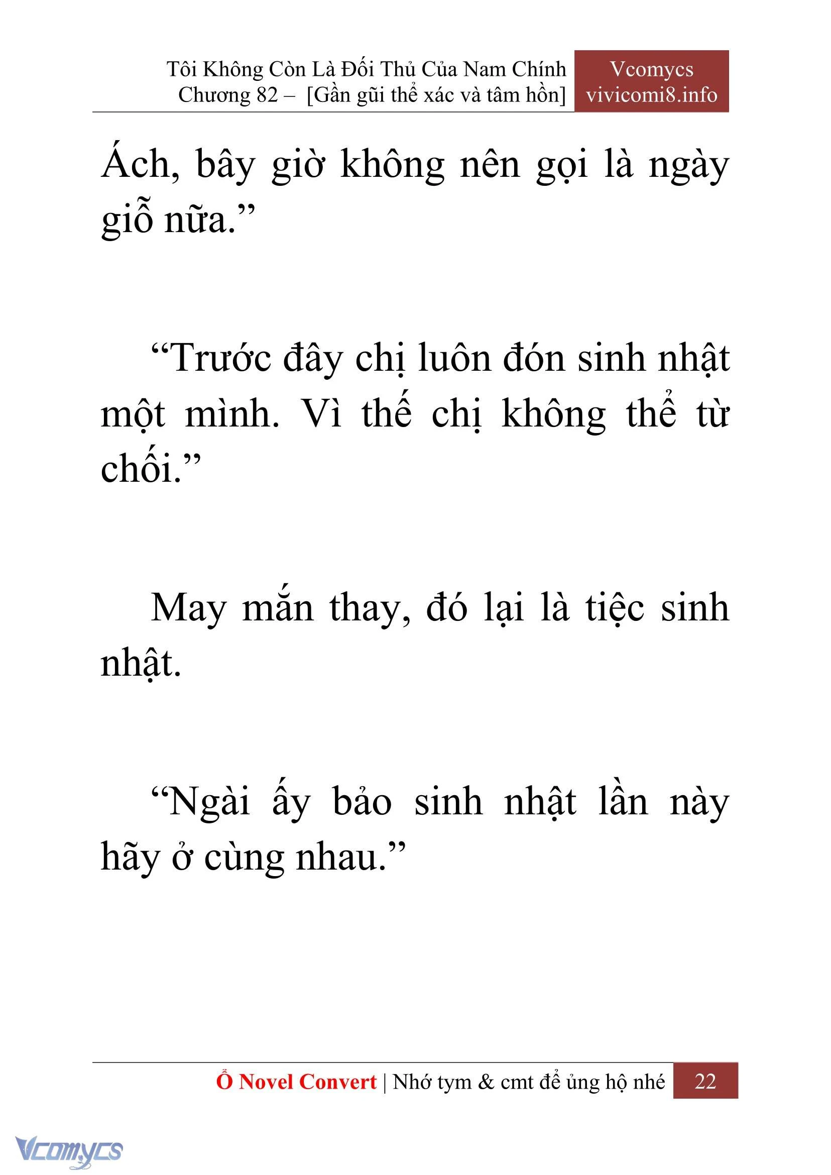 [Novel] Tôi Không Còn Là Đối Thủ Của Nam Chính Chapter  82 - 24
