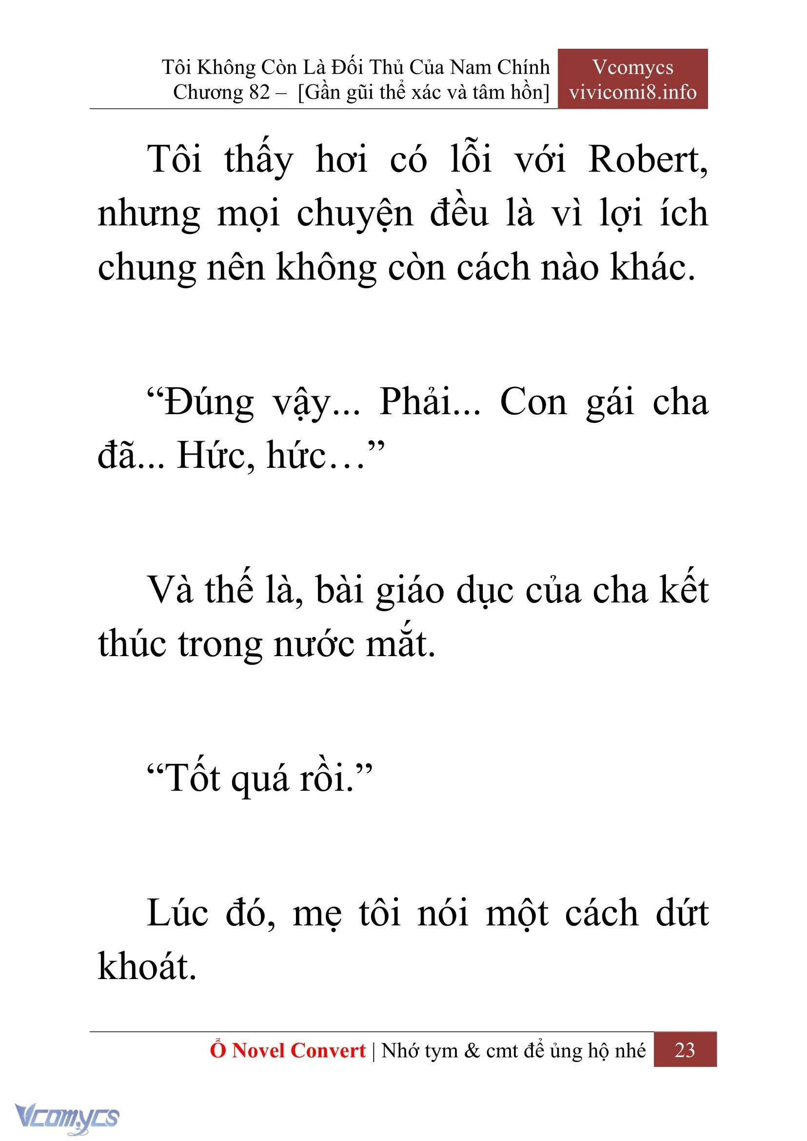 [Novel] Tôi Không Còn Là Đối Thủ Của Nam Chính Chapter  82 - 25