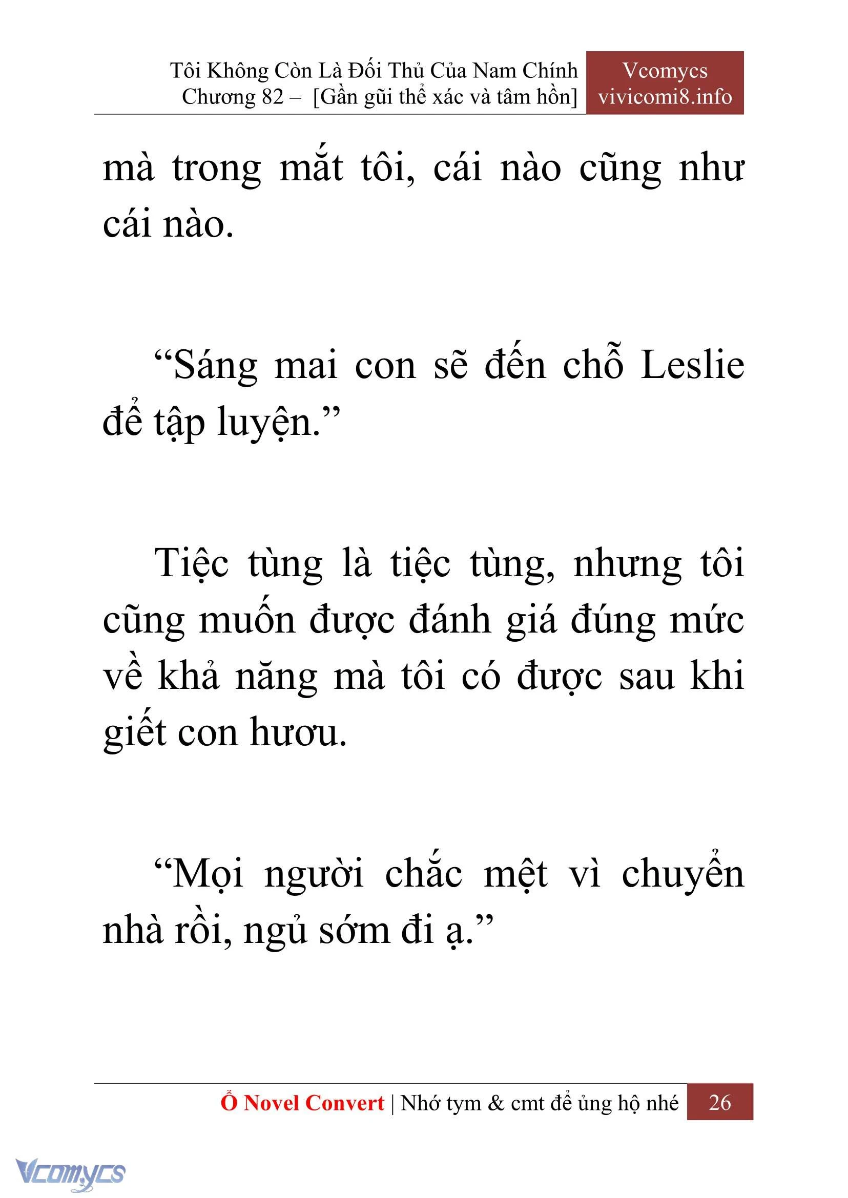 [Novel] Tôi Không Còn Là Đối Thủ Của Nam Chính Chapter  82 - 28