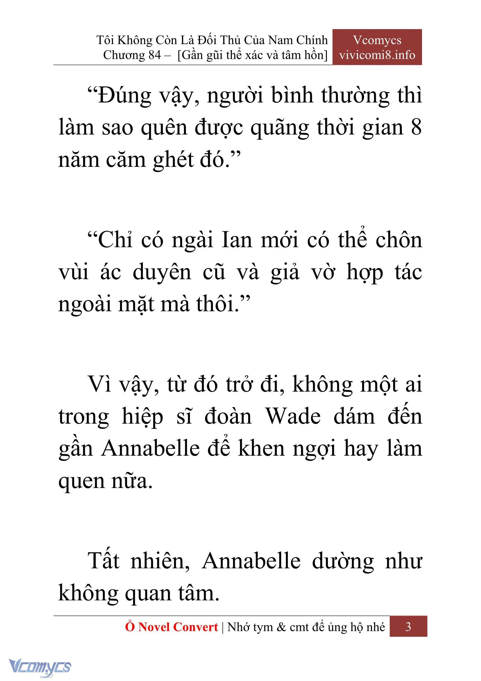 [Novel] Tôi Không Còn Là Đối Thủ Của Nam Chính Chapter  84 - 5