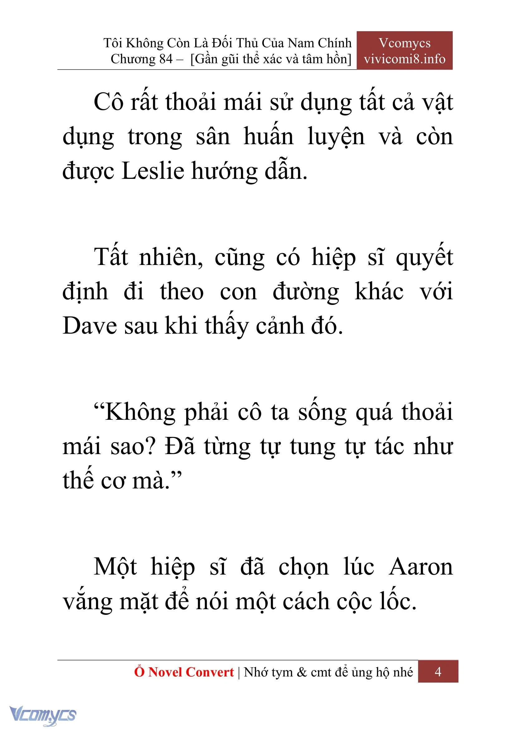 [Novel] Tôi Không Còn Là Đối Thủ Của Nam Chính Chapter  84 - 6