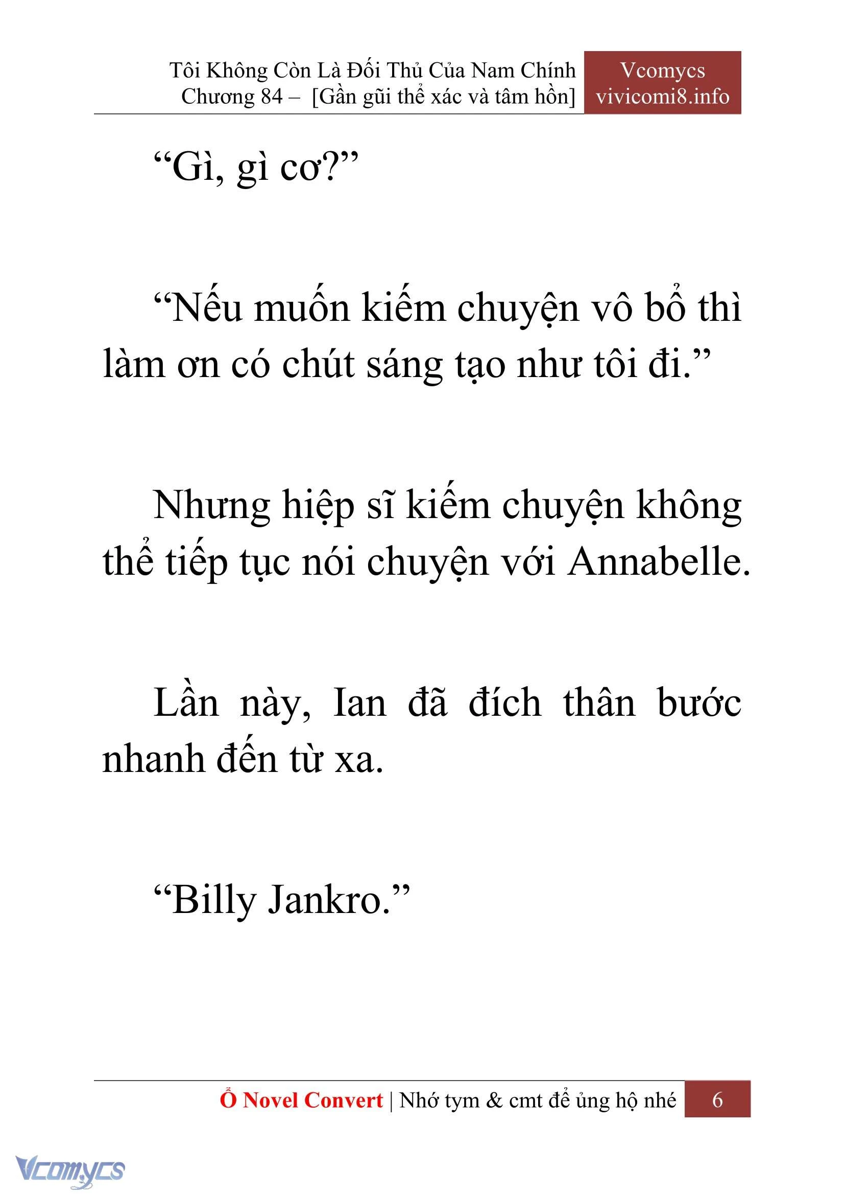 [Novel] Tôi Không Còn Là Đối Thủ Của Nam Chính Chapter  84 - 8