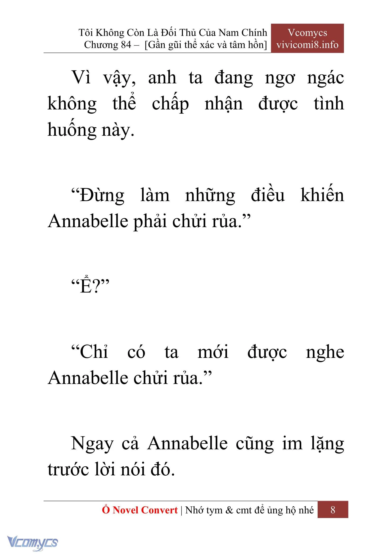 [Novel] Tôi Không Còn Là Đối Thủ Của Nam Chính Chapter  84 - 10