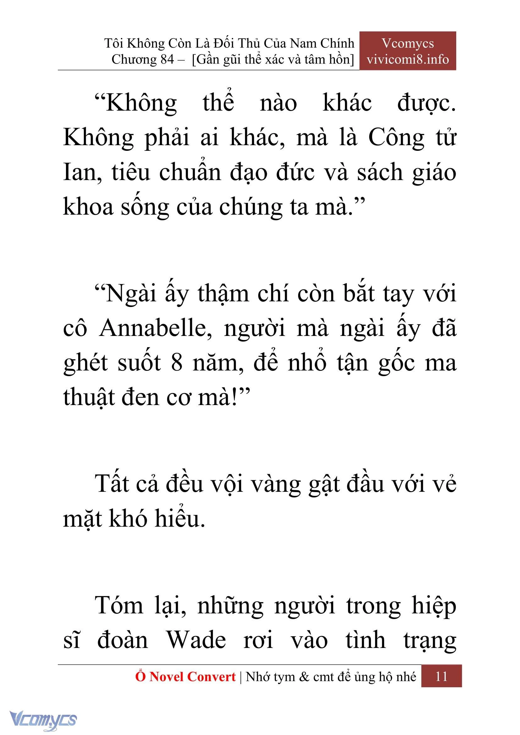 [Novel] Tôi Không Còn Là Đối Thủ Của Nam Chính Chapter  84 - 13