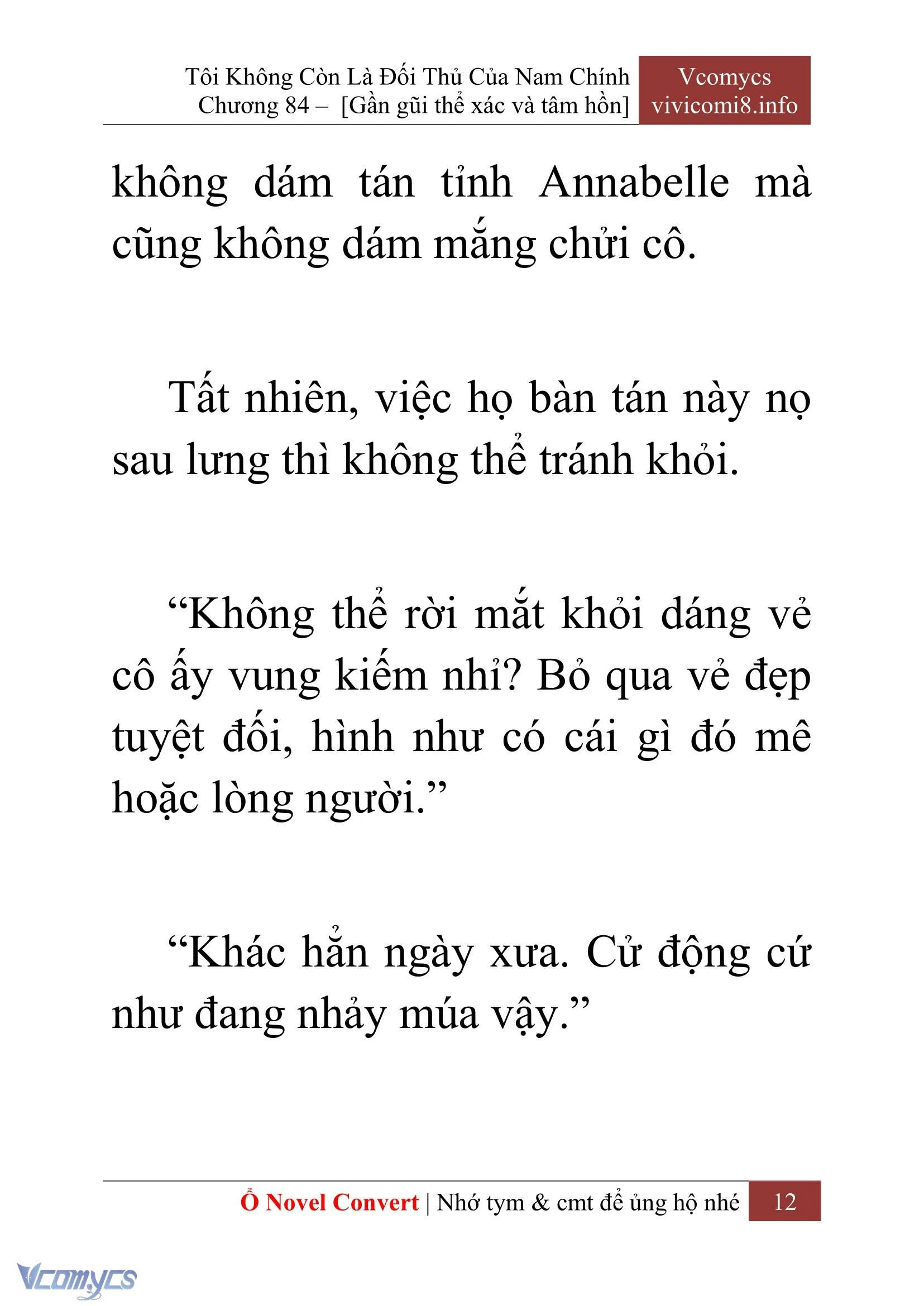 [Novel] Tôi Không Còn Là Đối Thủ Của Nam Chính Chapter  84 - 14