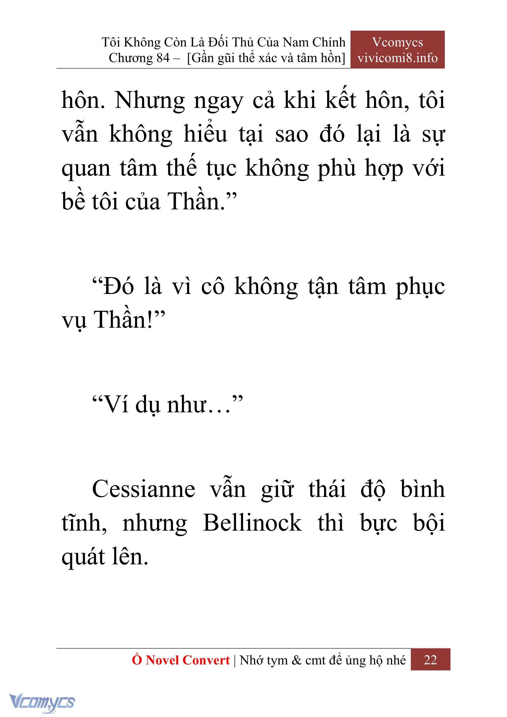 [Novel] Tôi Không Còn Là Đối Thủ Của Nam Chính Chapter  84 - 24