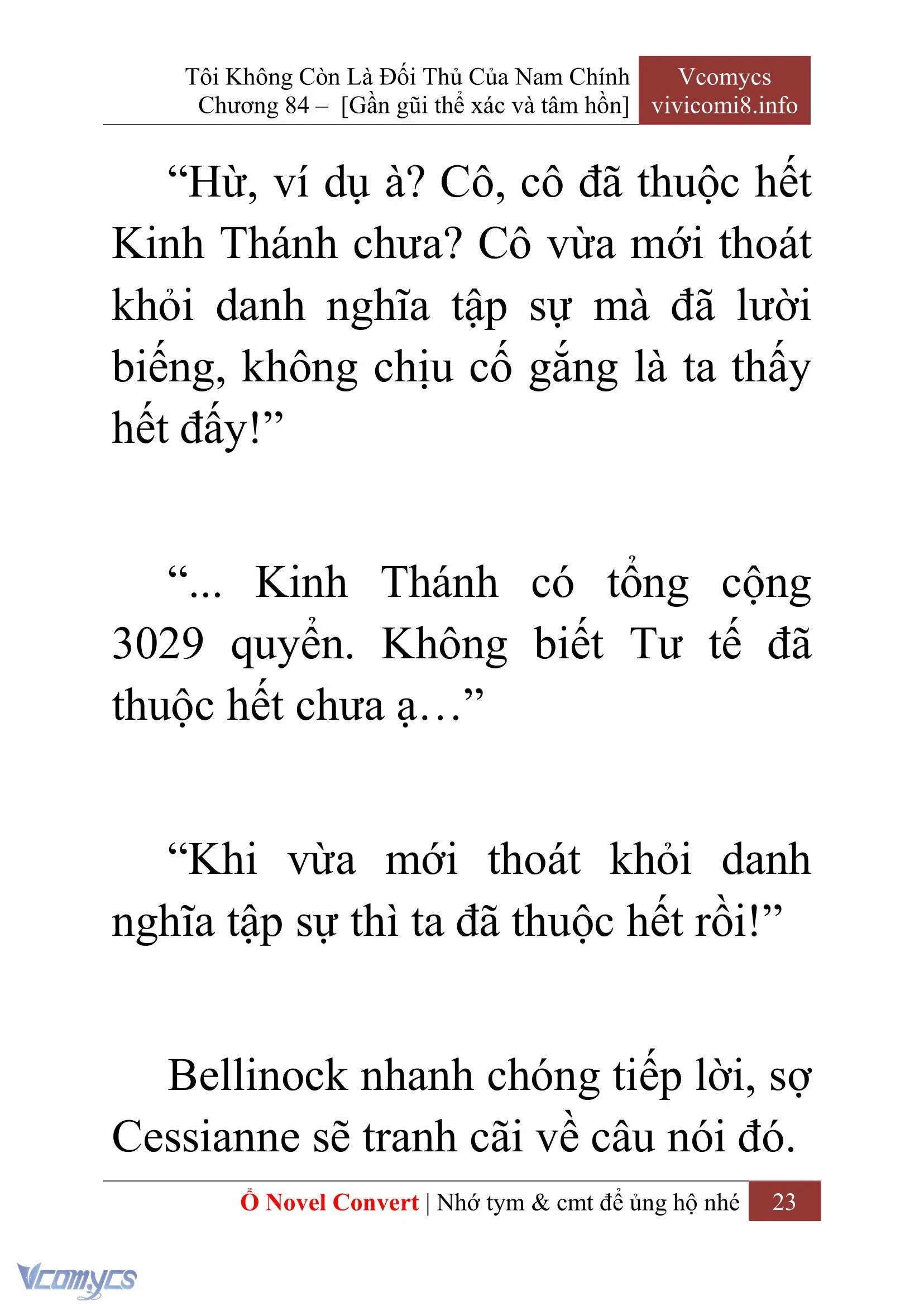 [Novel] Tôi Không Còn Là Đối Thủ Của Nam Chính Chapter  84 - 25