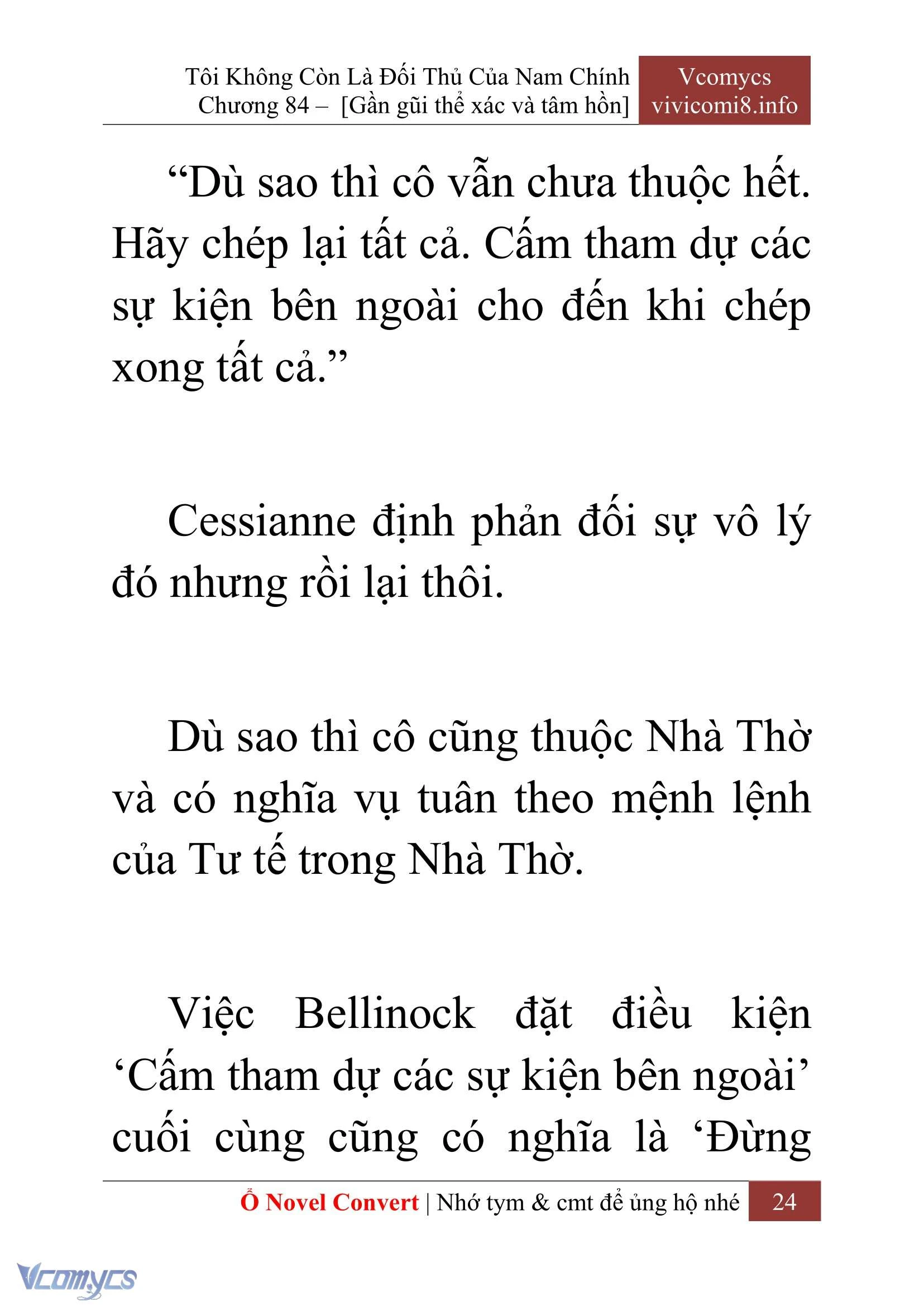 [Novel] Tôi Không Còn Là Đối Thủ Của Nam Chính Chapter  84 - 26