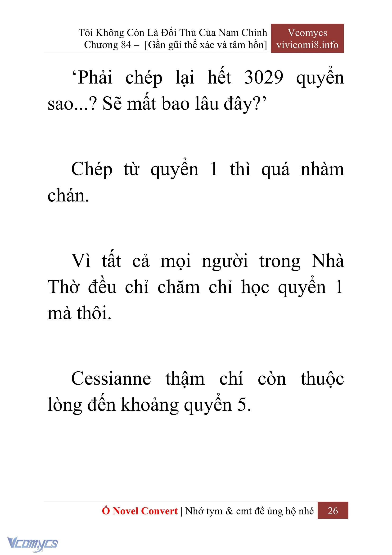 [Novel] Tôi Không Còn Là Đối Thủ Của Nam Chính Chapter  84 - 28