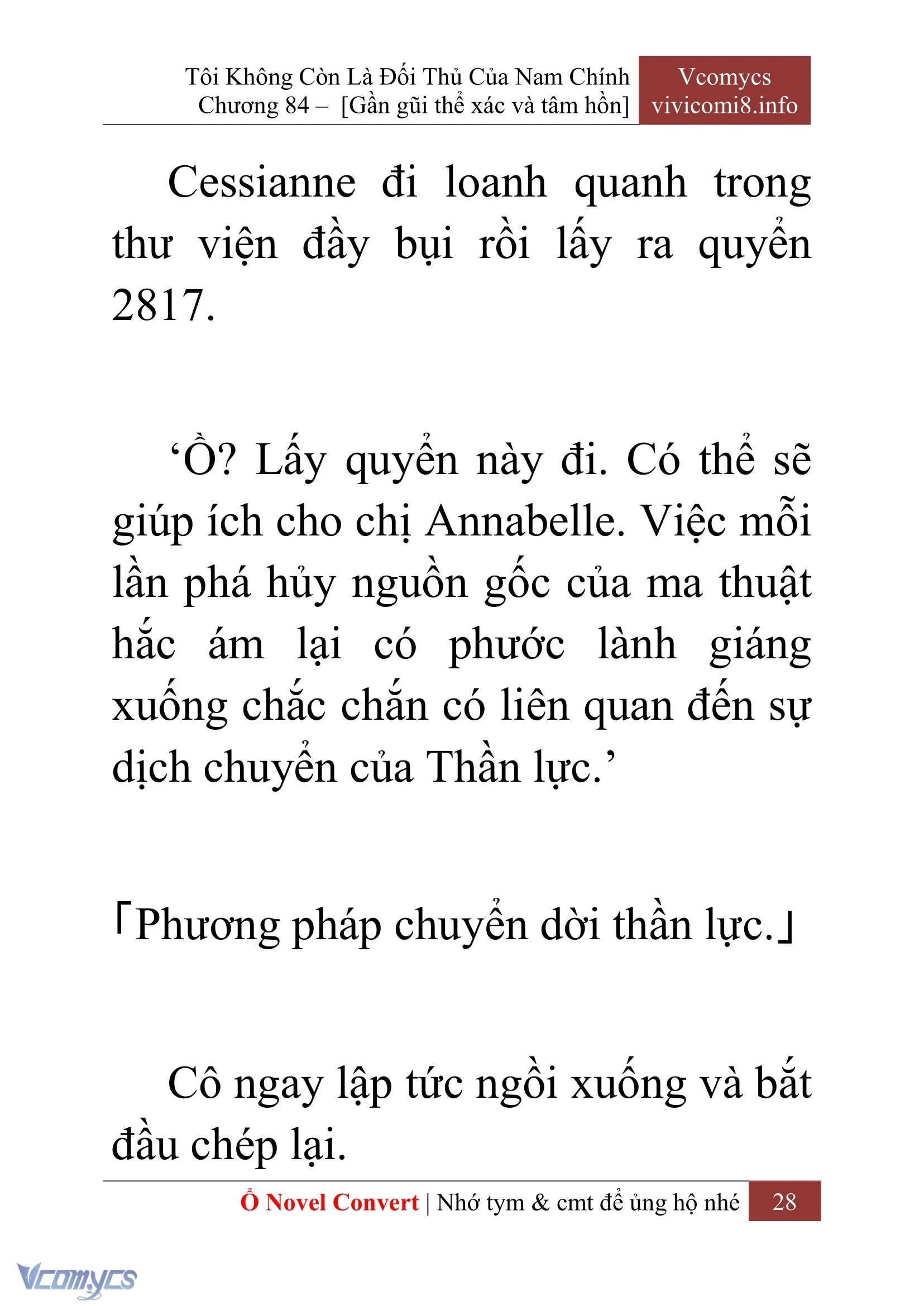 [Novel] Tôi Không Còn Là Đối Thủ Của Nam Chính Chapter  84 - 30